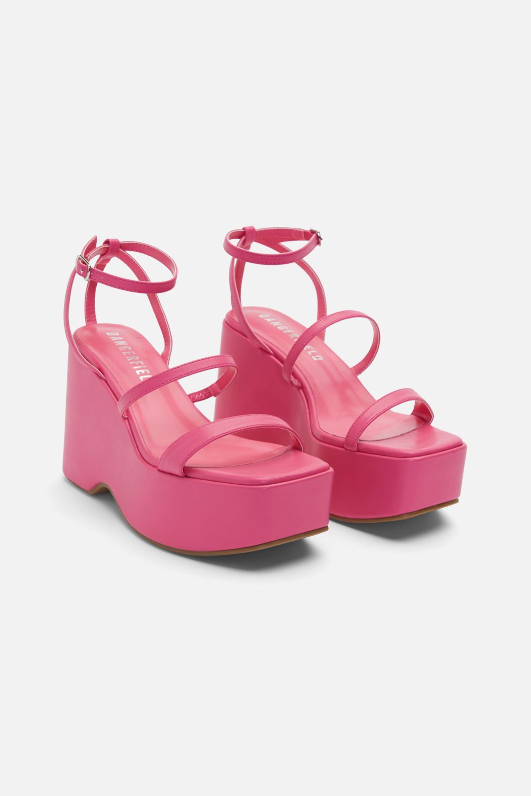 Dangerfield - Platform Strappy Heel - hot-pink