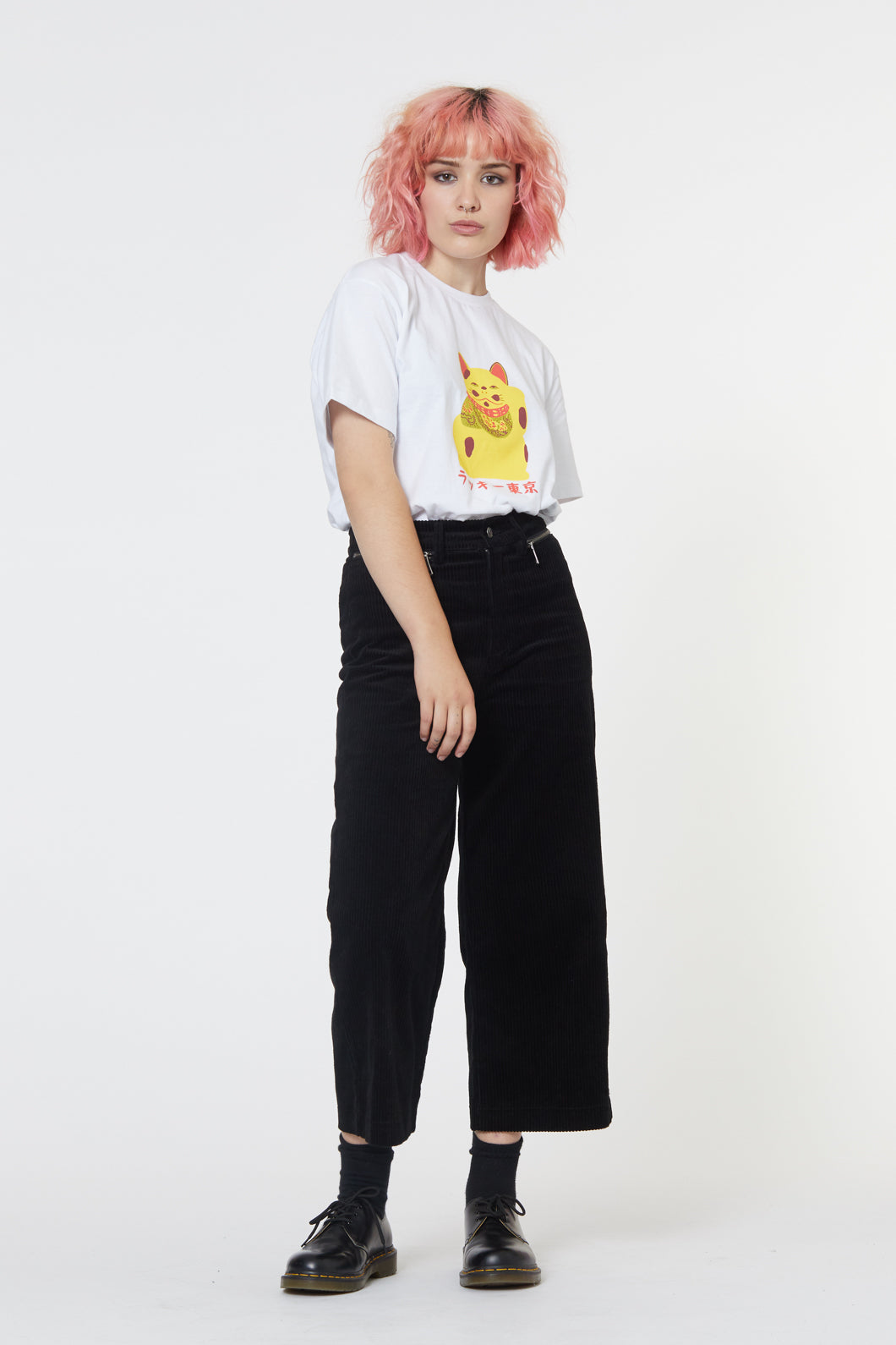 Pulp Kitchen - Lucky Tokyo Tee - white