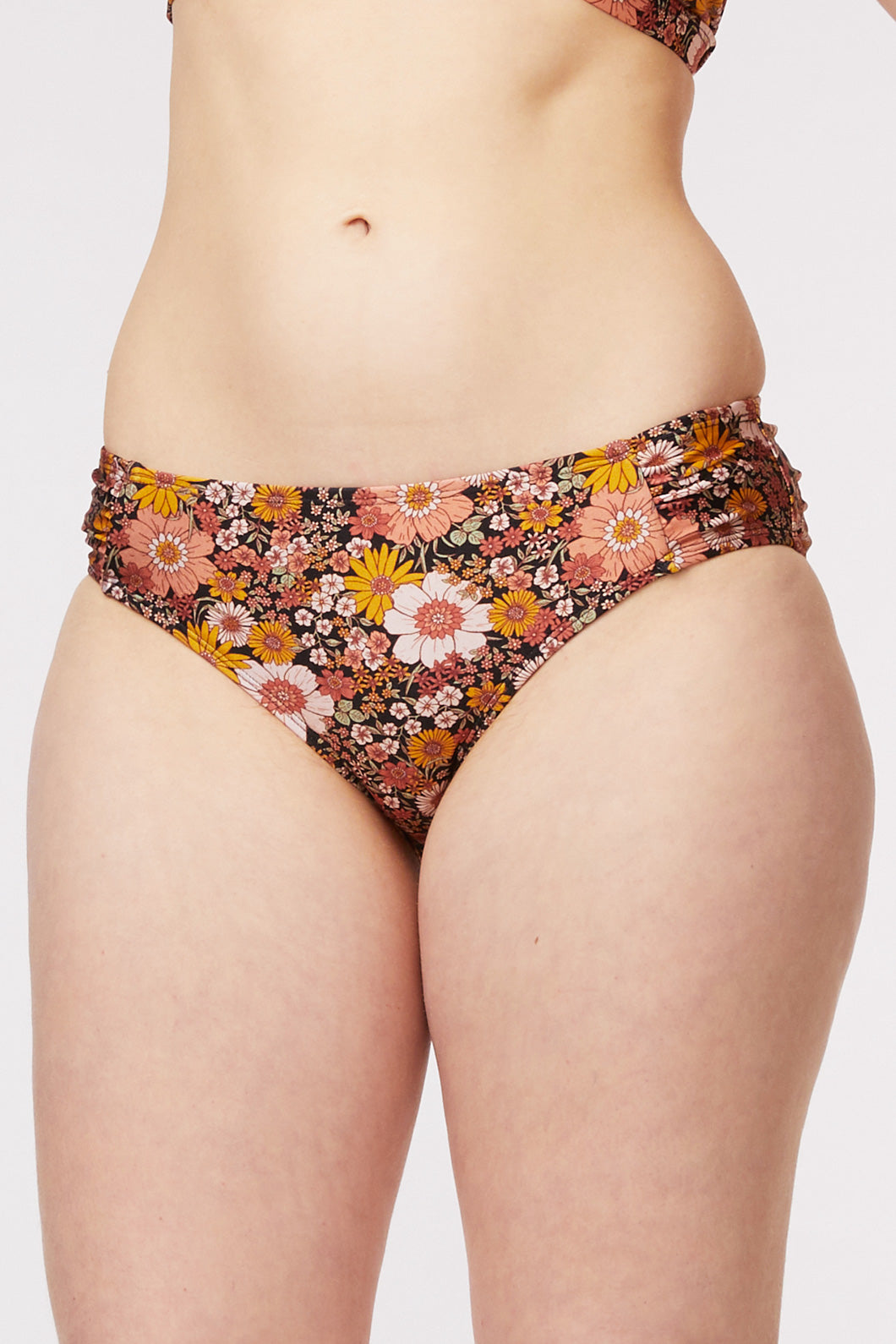 Princess Highway - Sunny FlowerBikiniBottom - black-gold
