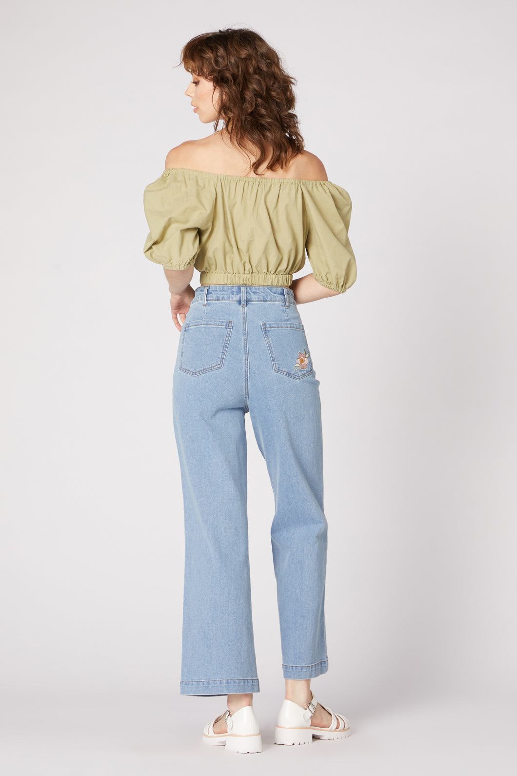 Princess Highway - Simone Crop Top - green