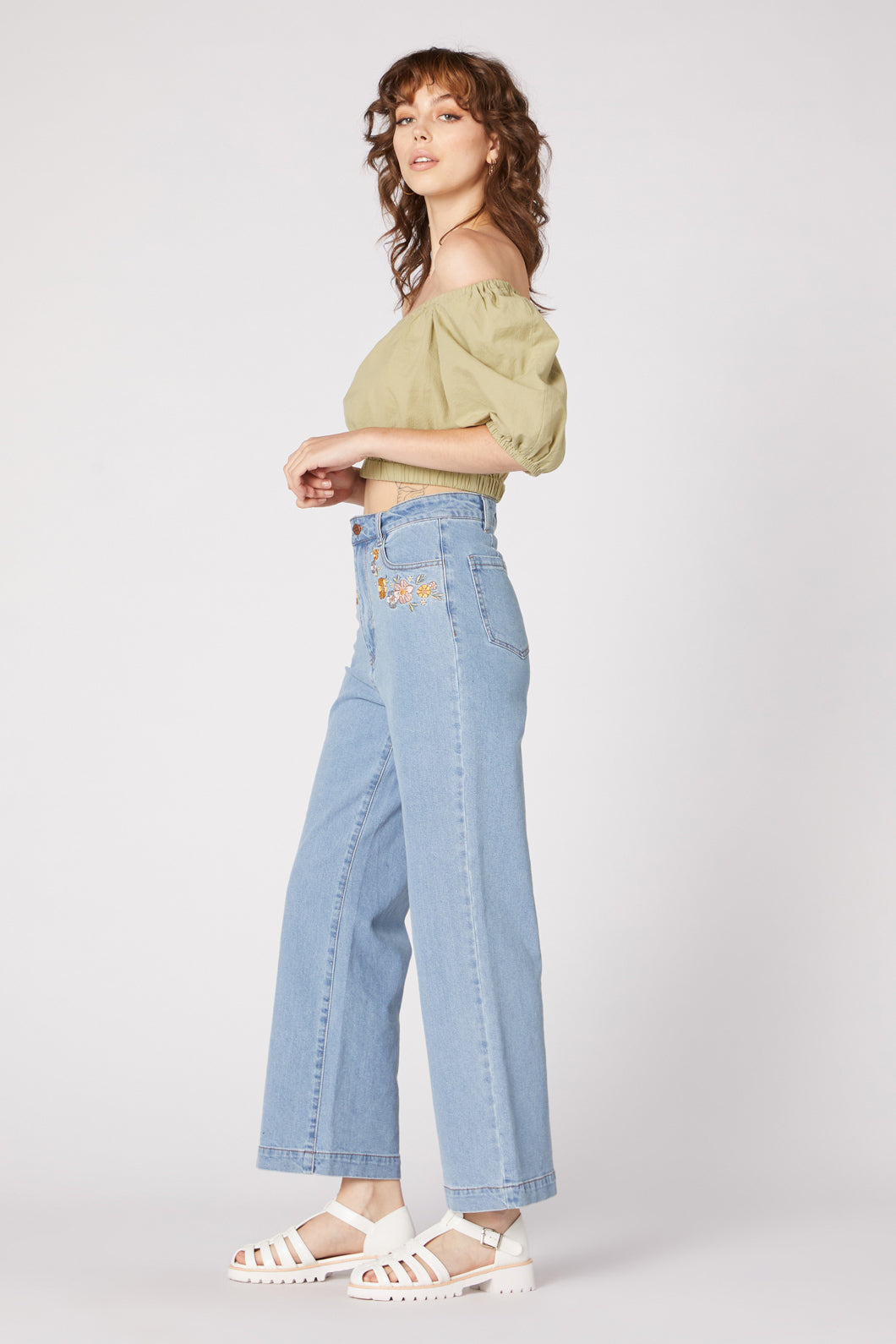 Princess Highway - Simone Crop Top - green