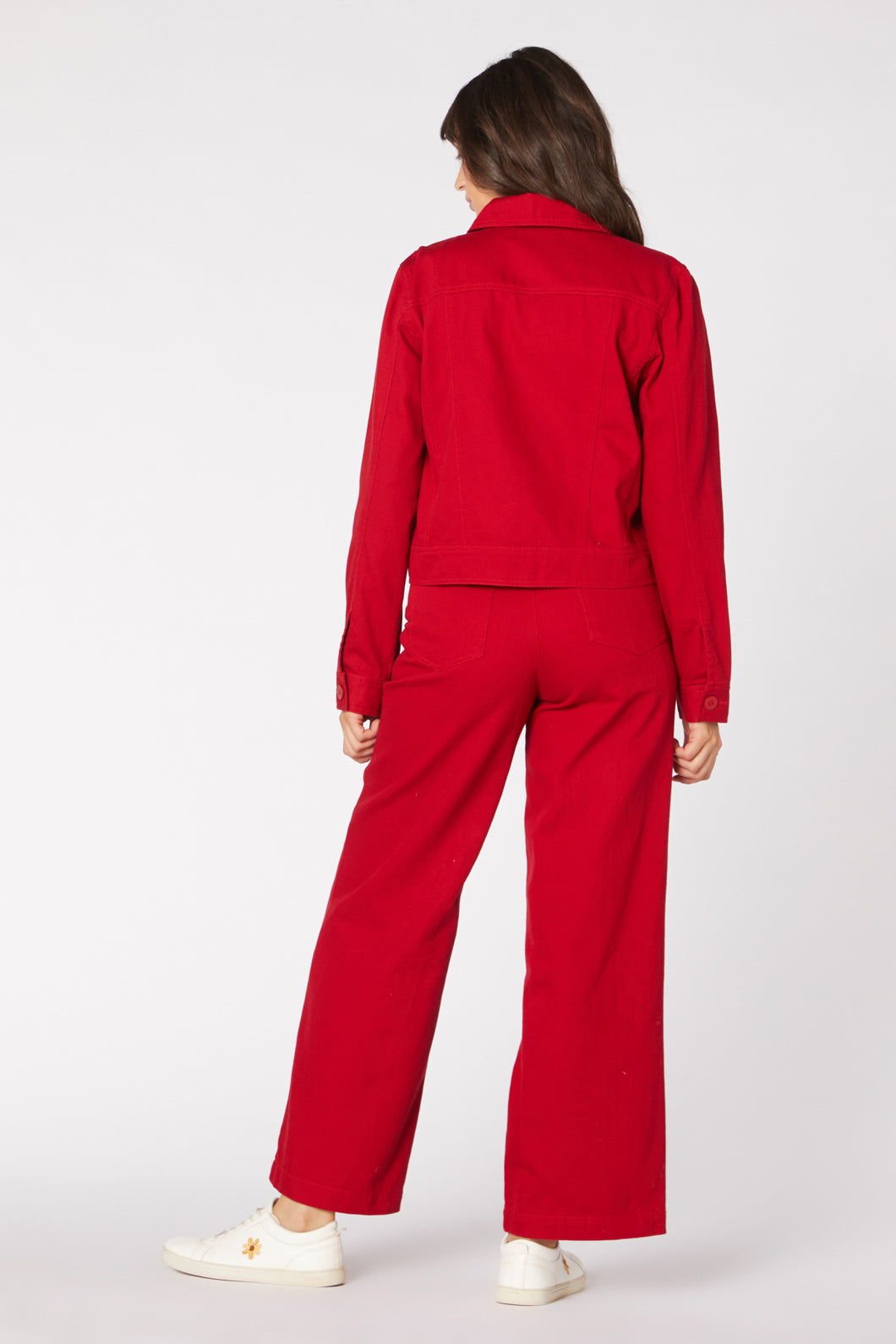 Princess Highway - Holly Drill Jacket - red