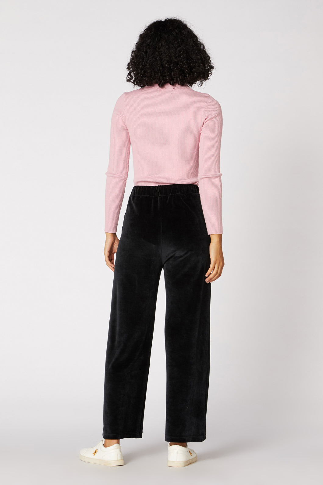 Princess Highway - Harlow Velour Pant - black