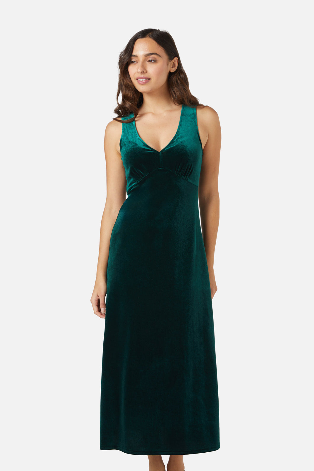 Princess Highway - Roxy Velvet Dress - green