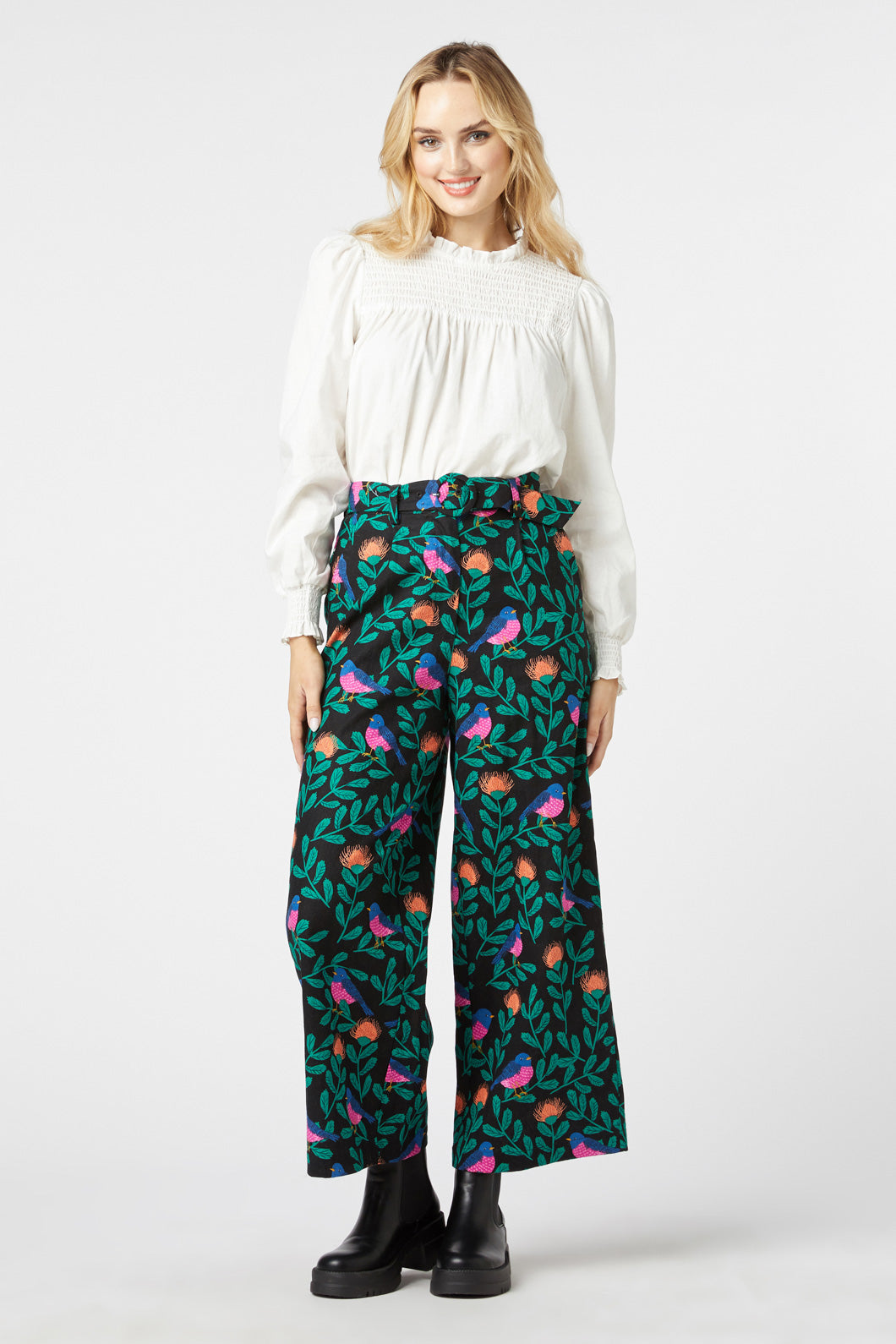 Princess Highway - Pink Robin Pants - black