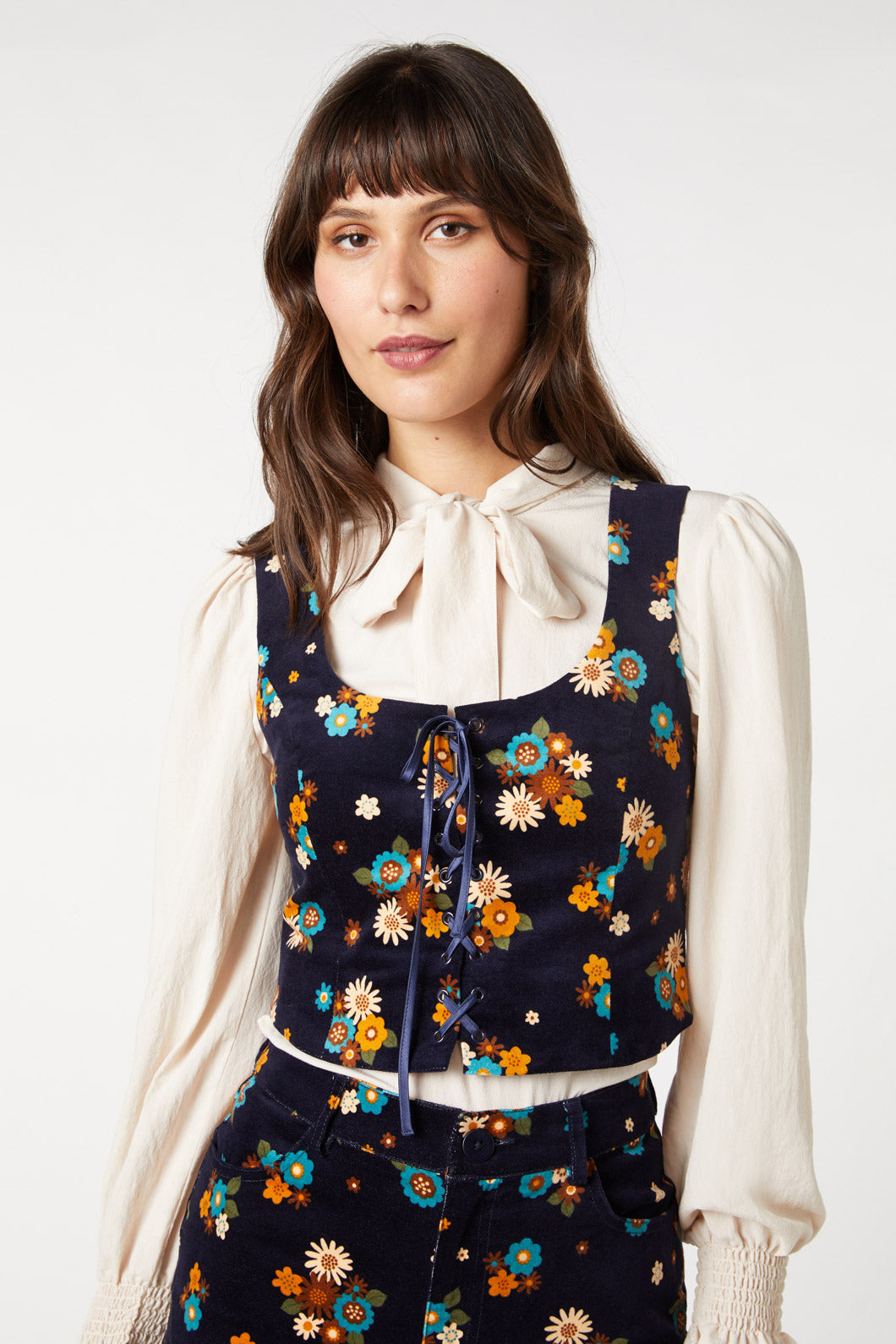 Princess Highway - Sally Corset Vest - navy