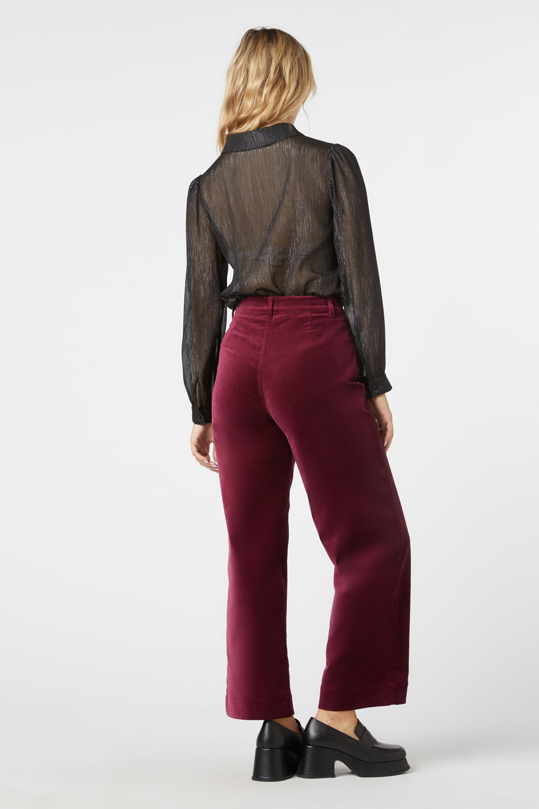 Princess Highway - Pearl Glitter Blouse - black
