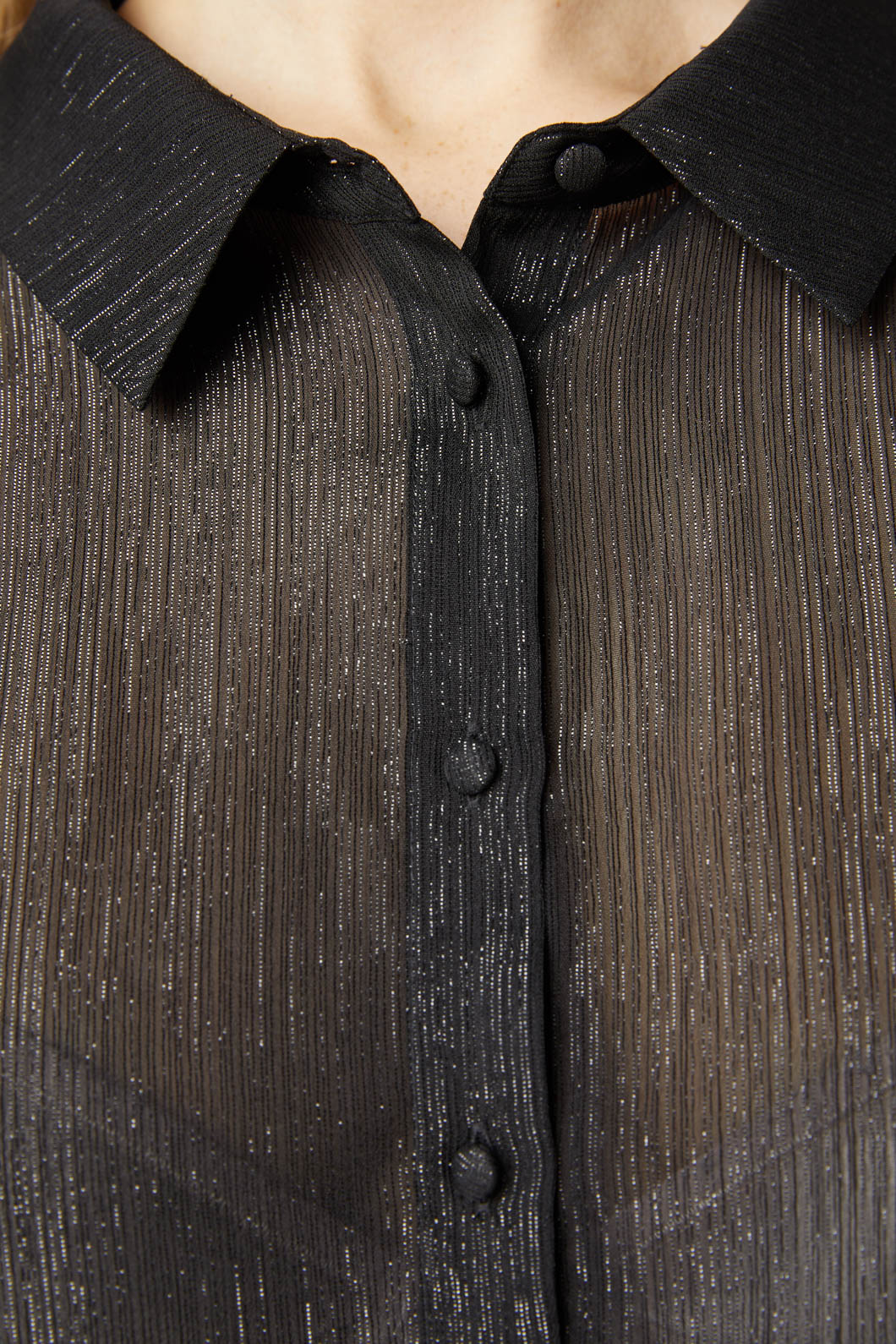 Princess Highway - Pearl Glitter Blouse - black