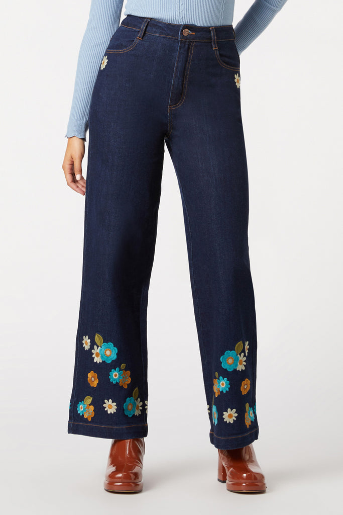 Sally Embroidered Jean