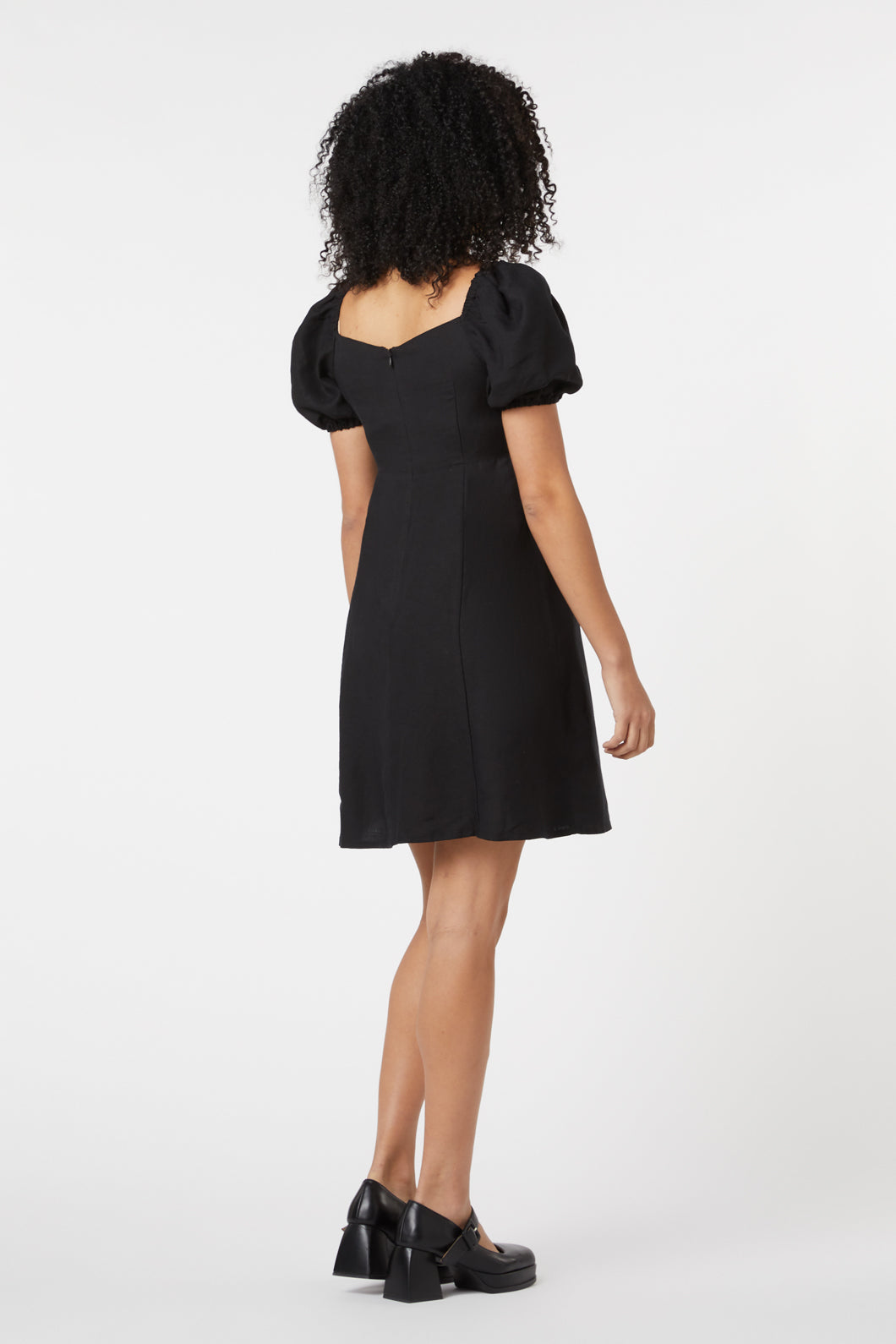 Princess Highway - Leah Lace Up Dress - black