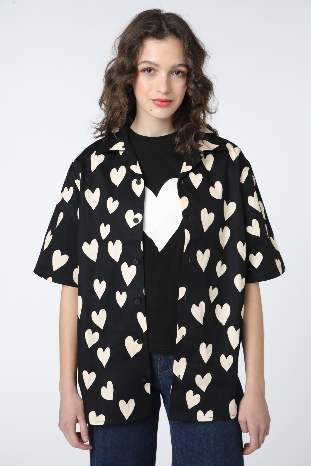 Princess Highway - Hearts Everyone Shirt - black