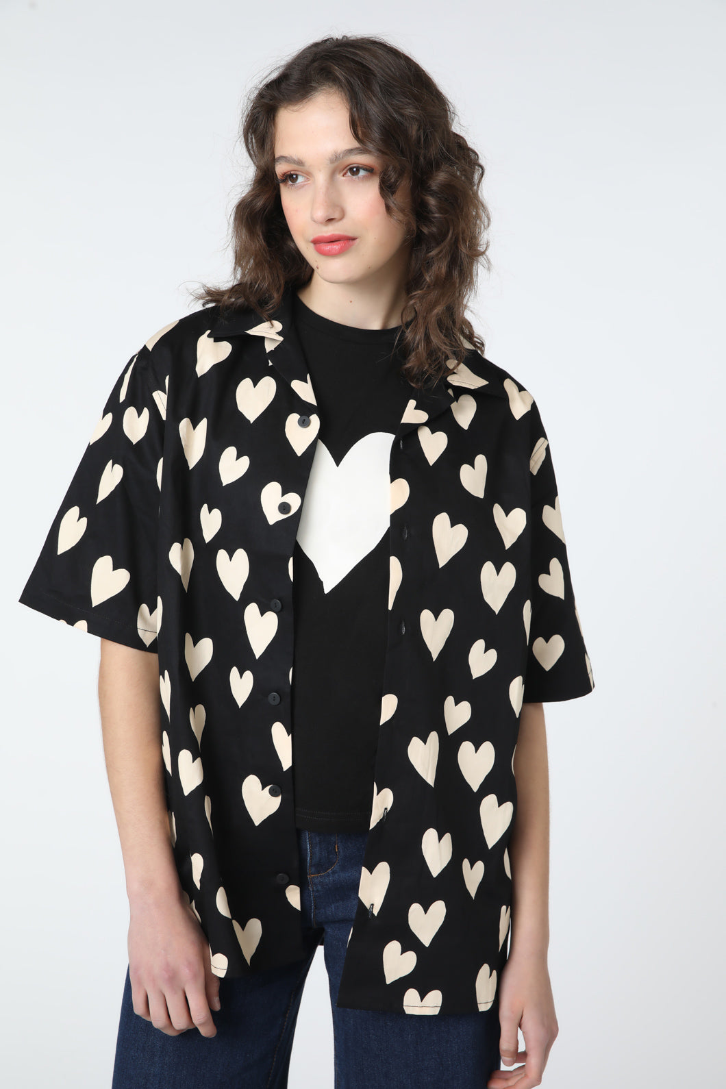 Princess Highway - Hearts Everyone Shirt - black