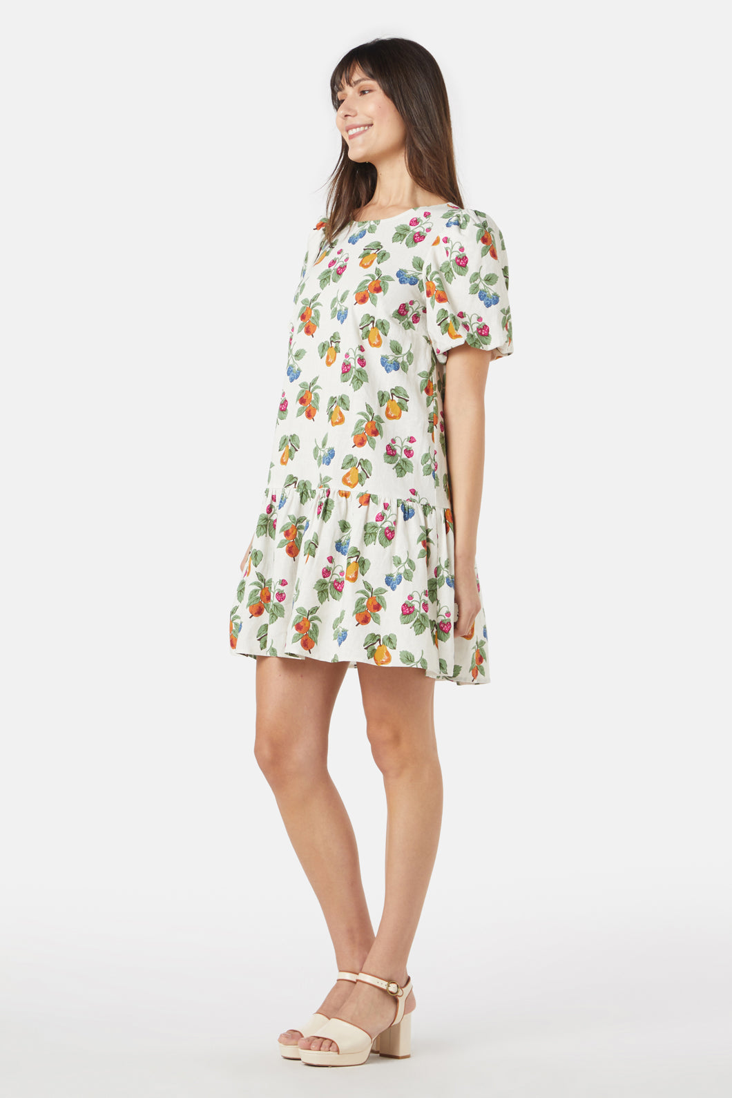 Princess Highway - French Fruit Mini Dress - cream