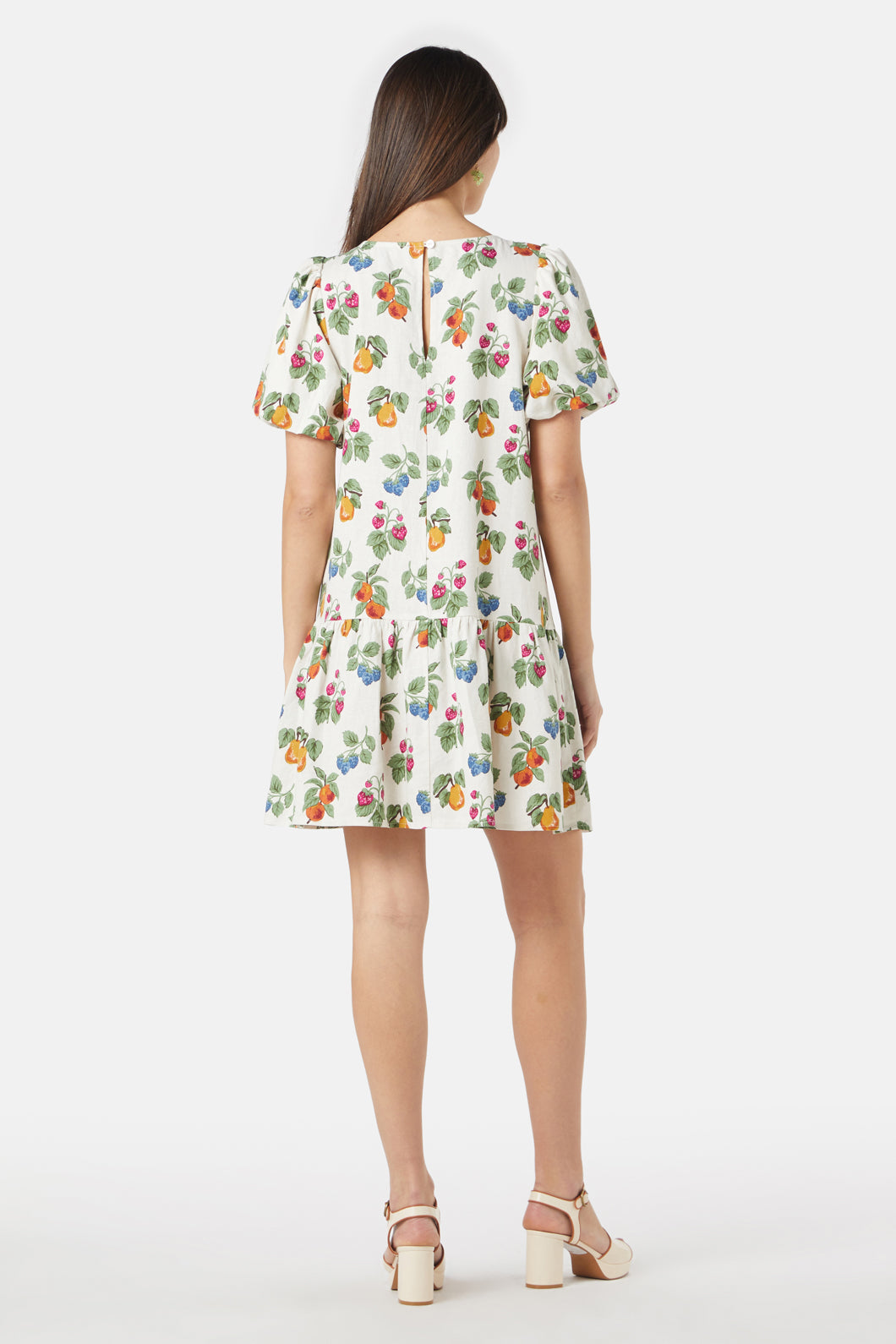 Princess Highway - French Fruit Mini Dress - cream