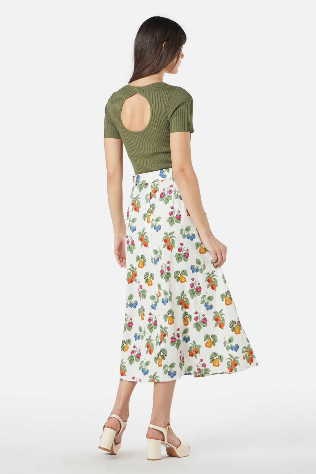 Princess Highway - French Fruit Skirt - cream