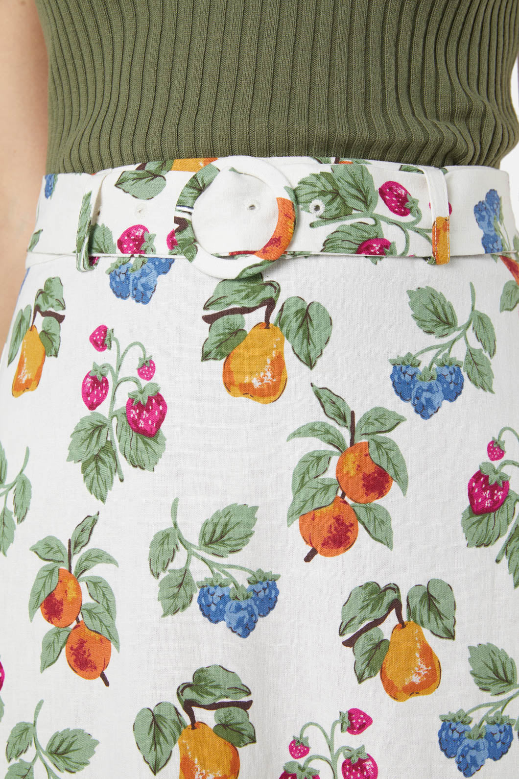 Princess Highway - French Fruit Skirt - cream