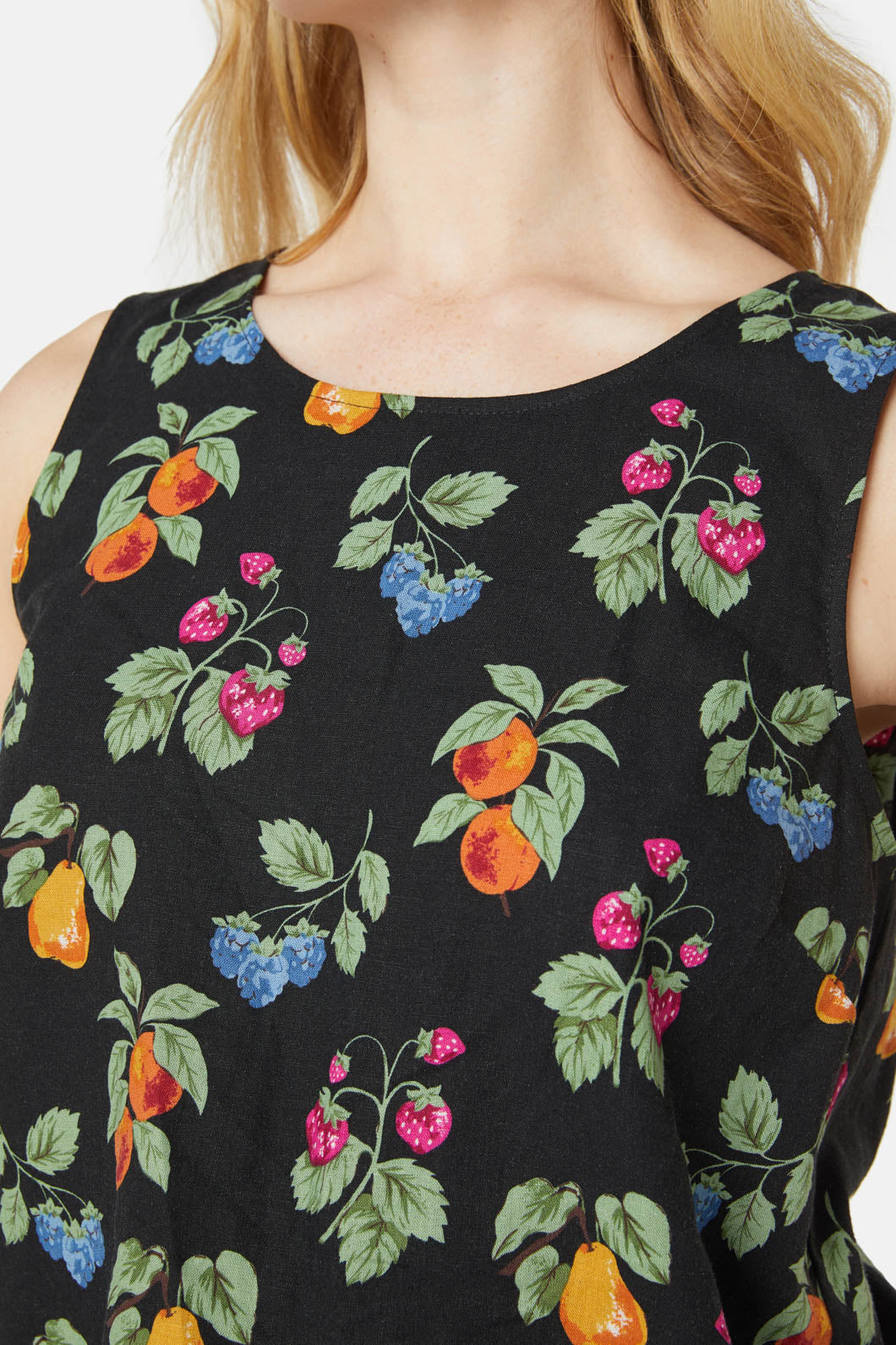 Princess Highway - French Fruit Shell Top - black