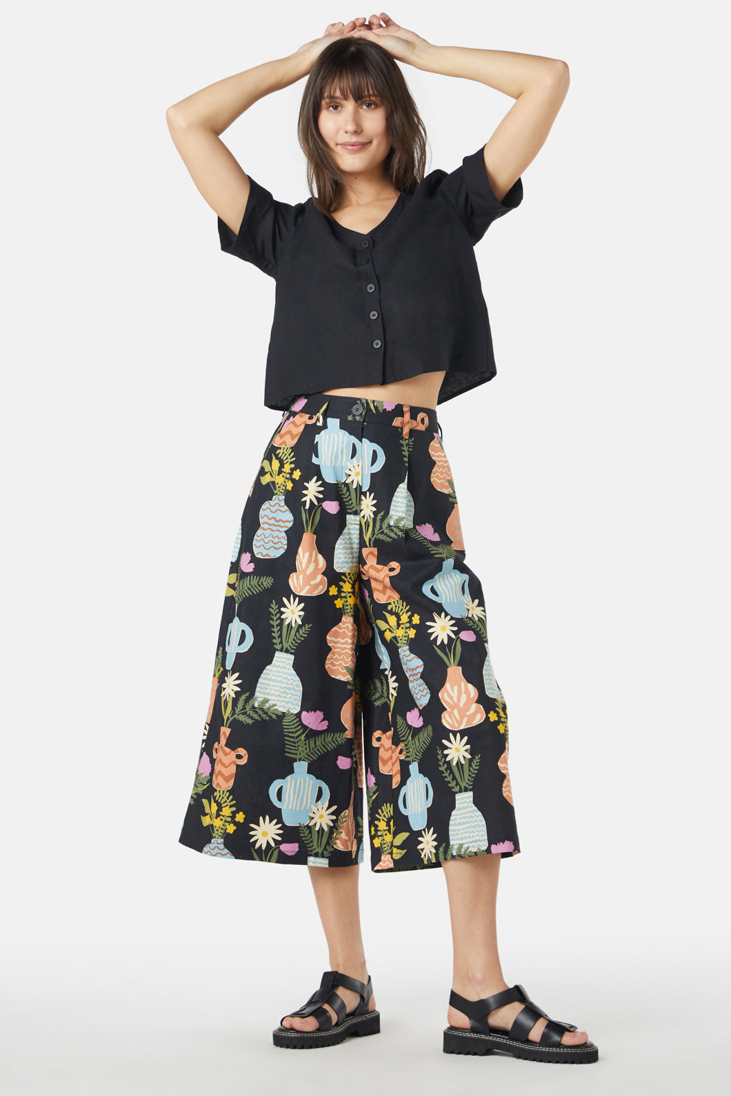 Princess Highway - Pretty Vases Skort - black