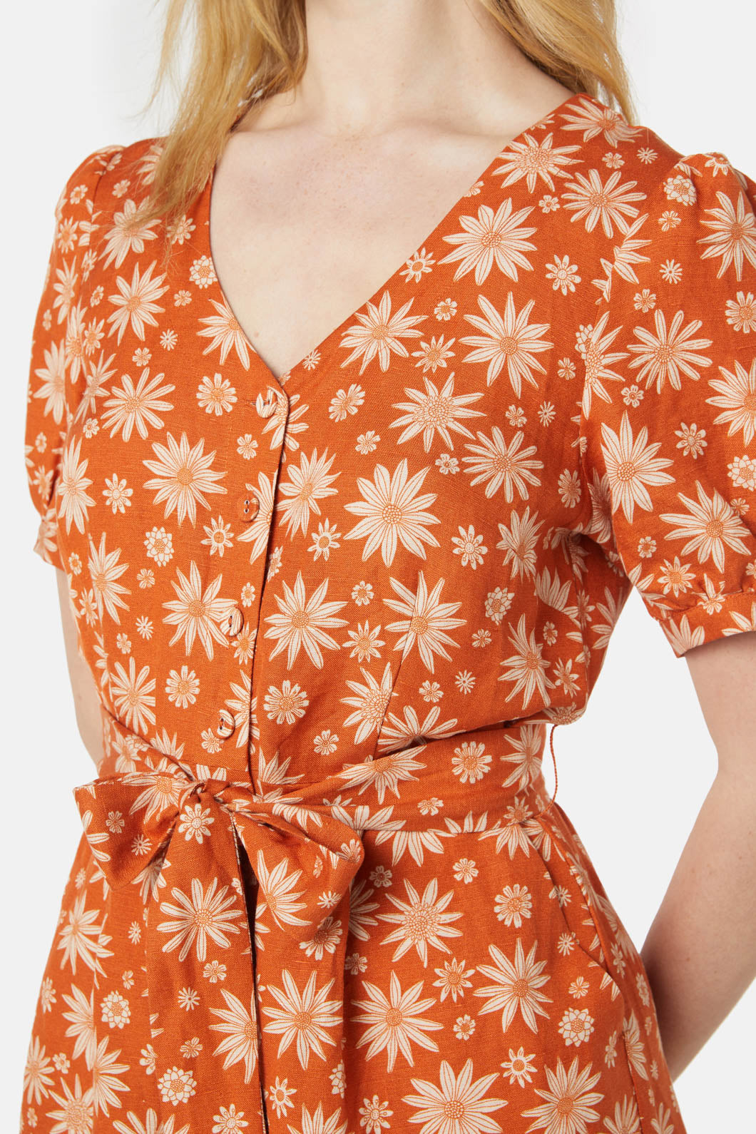 Princess Highway - Bree Ditsy Playsuit - orange
