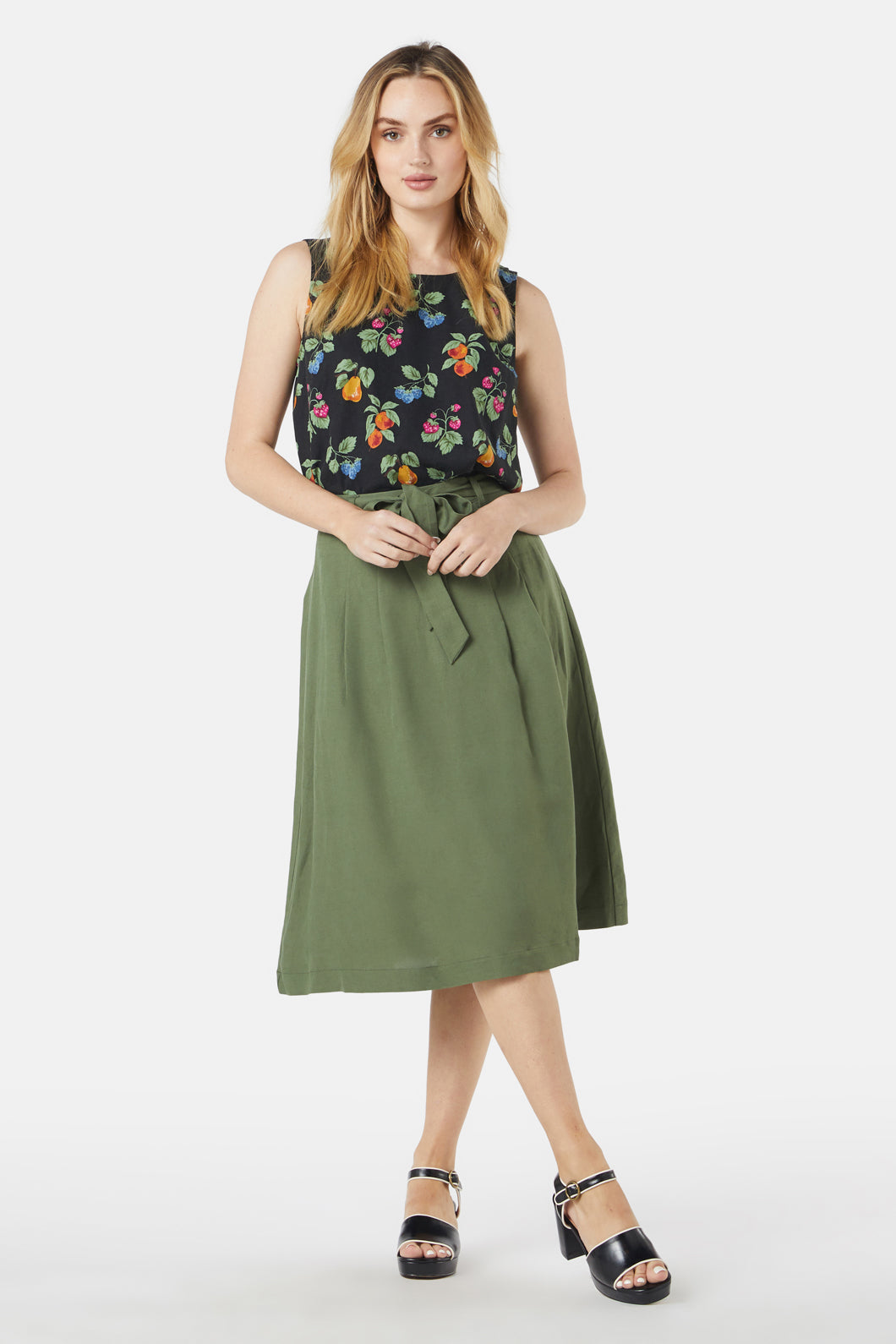 Princess Highway - Elke Skirt - olive