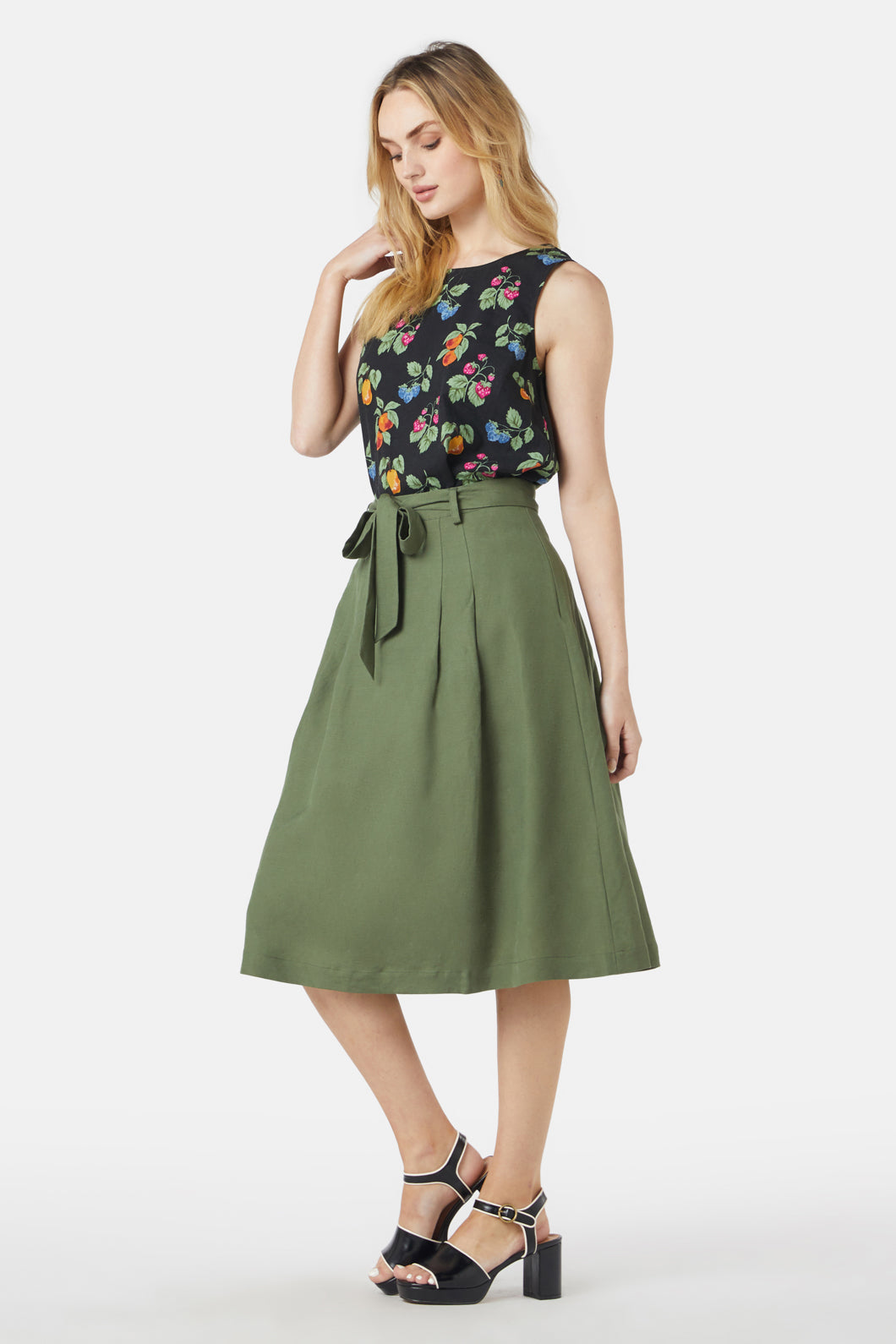 Princess Highway - Elke Skirt - olive