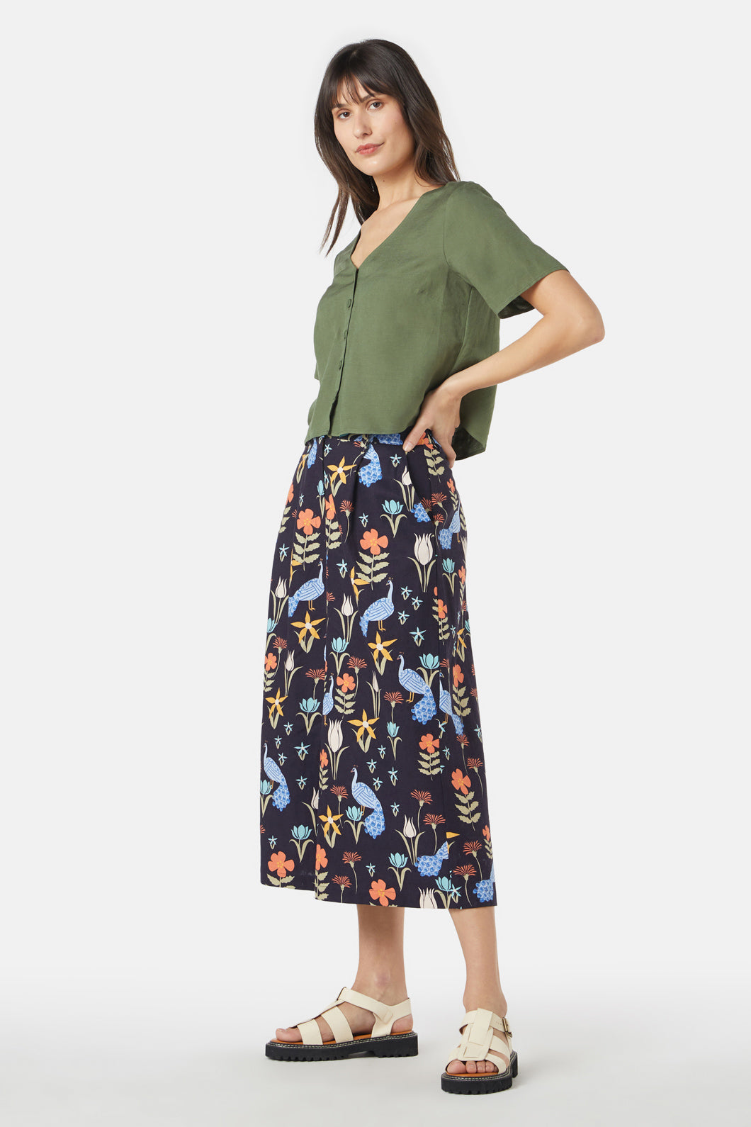 Princess Highway - Elke Top - olive