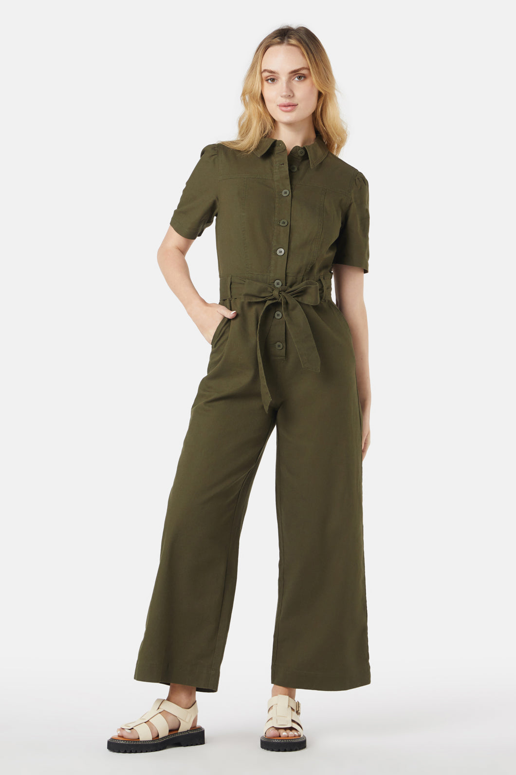 Princess Highway - Roxanne Jumpsuit - olive