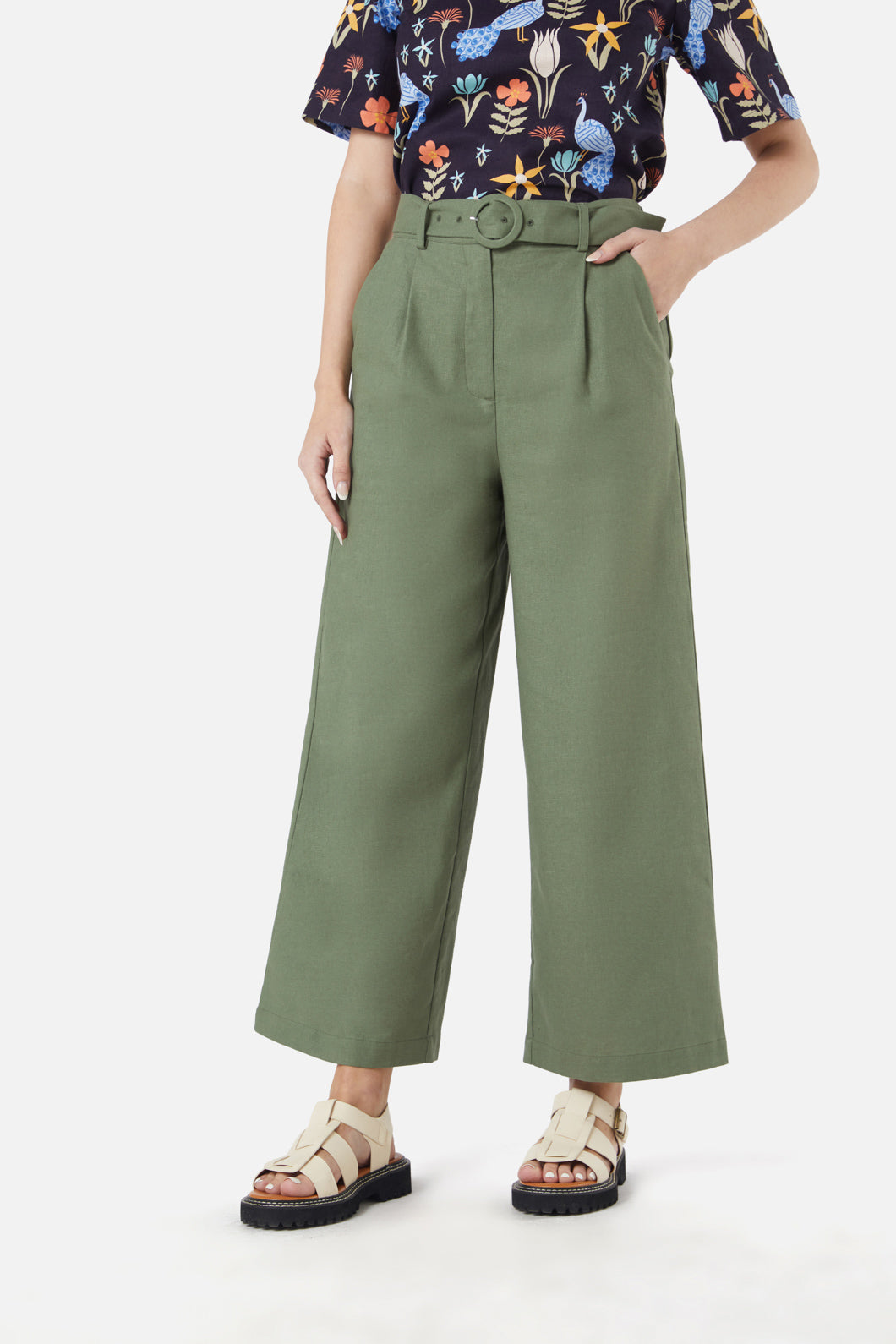 Princess Highway - Elke Pant - olive