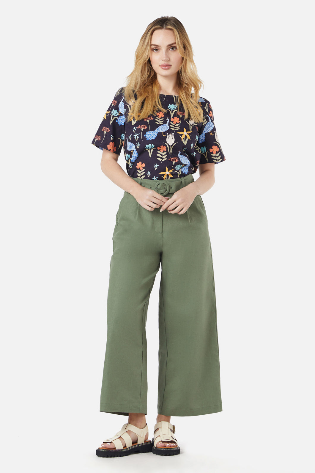 Princess Highway - Elke Pant - olive