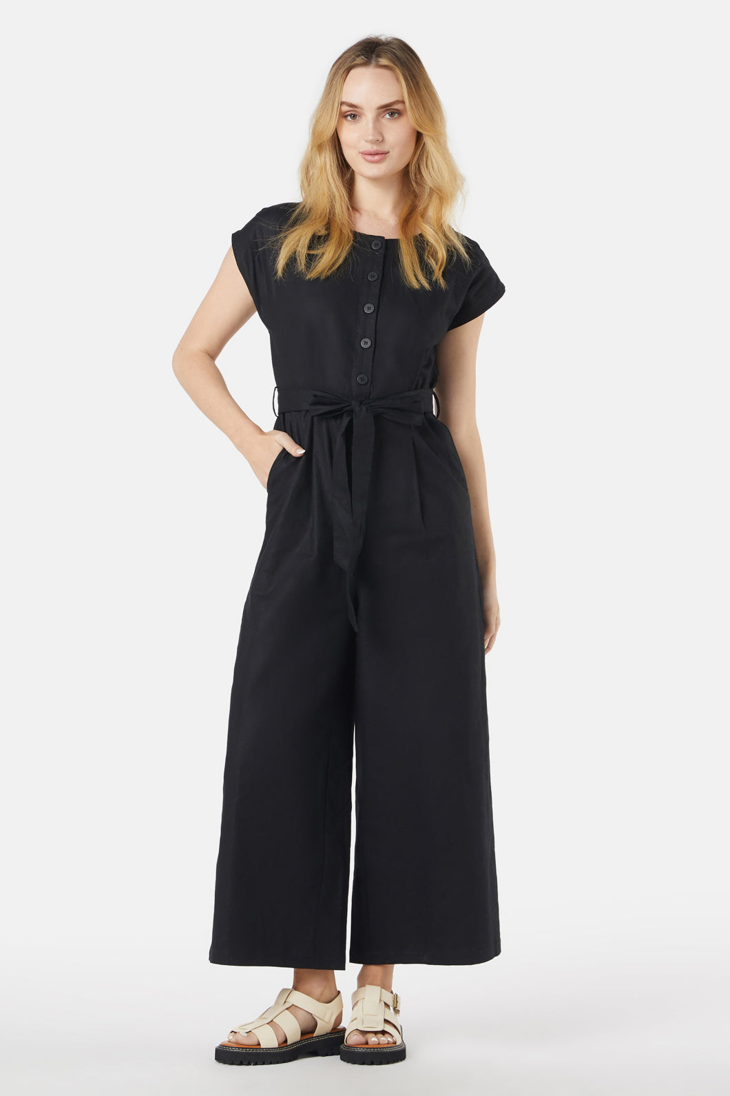 Princess Highway - Holly Jumpsuit - black