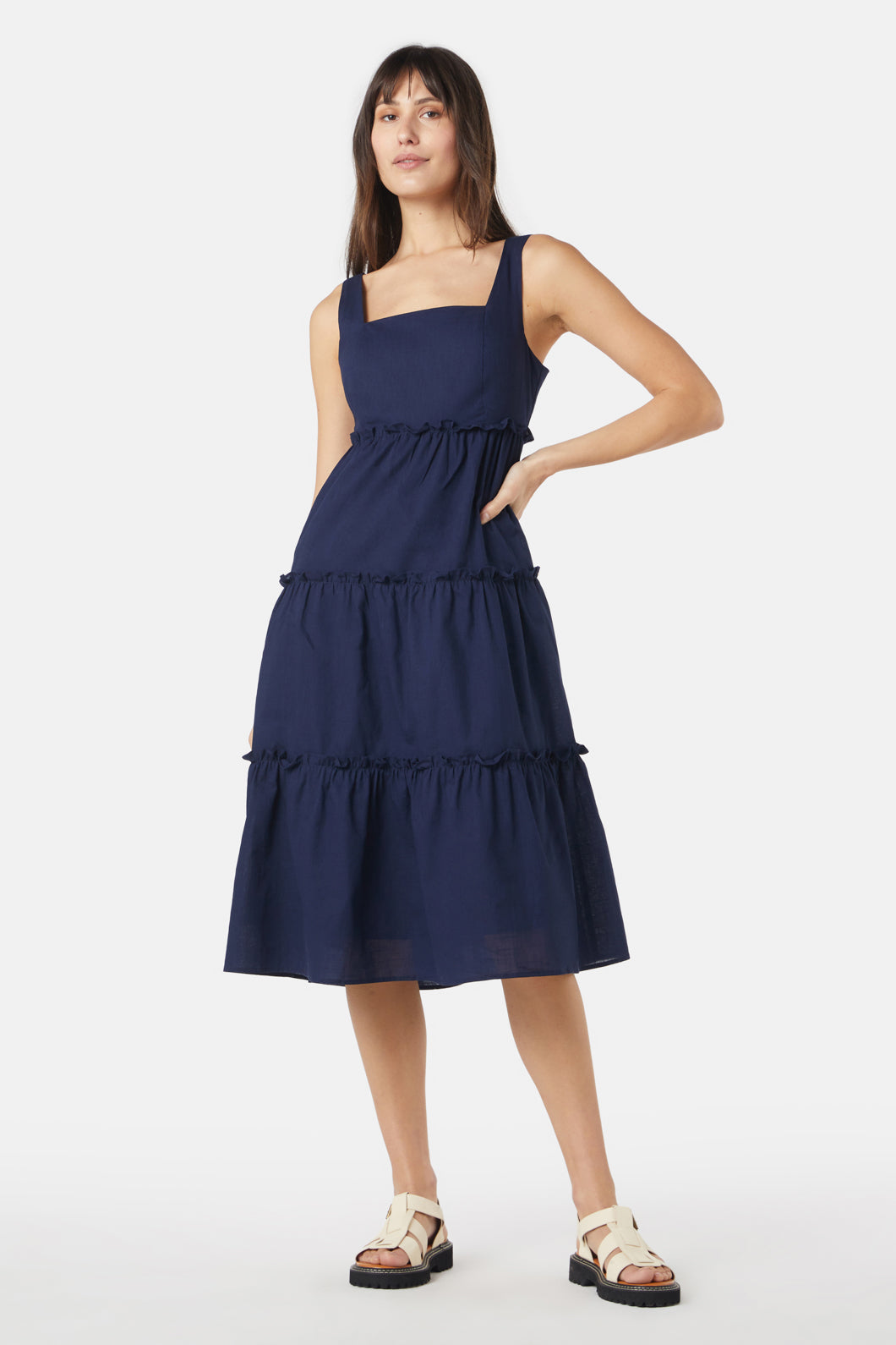 Princess Highway - Lexi Midi Dress - navy