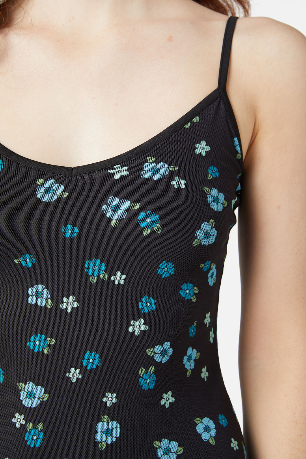 Princess Highway - Petal Mesh Dress - black