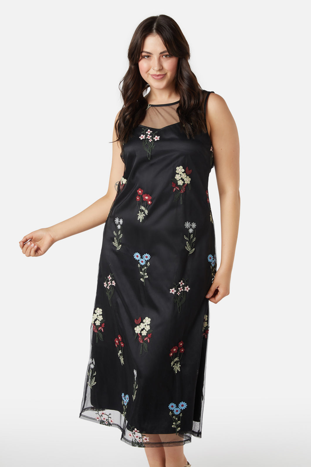 Princess Highway - Poppy Midi Dress - black