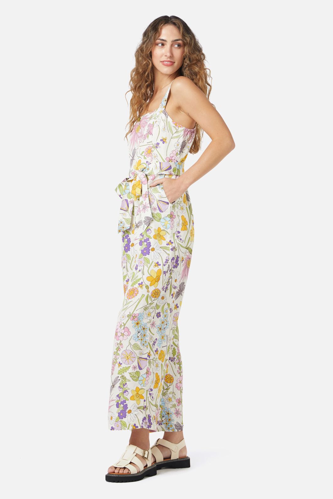 Princess Highway - Magic Garden Jumpsuit - cream