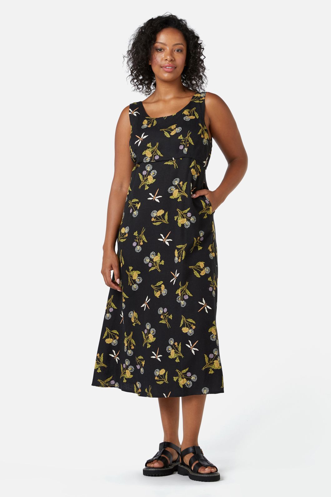 Princess Highway - Dandelion Dress - black