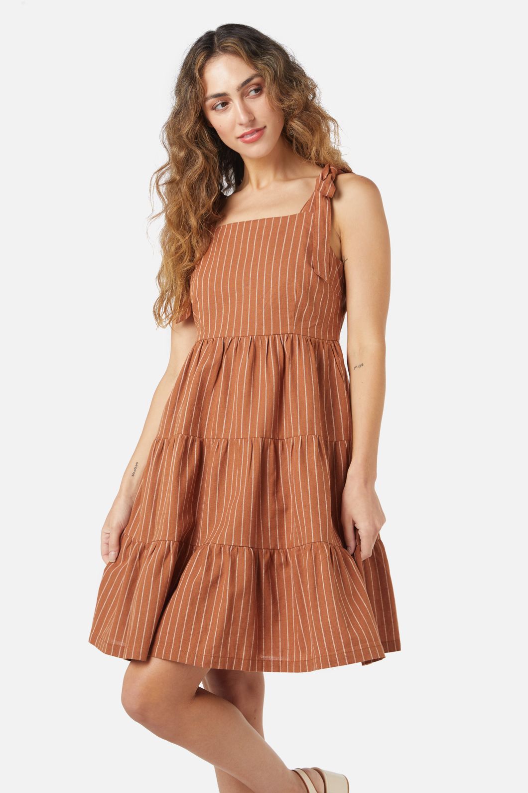 Princess Highway - Walter Stripe Dress - ginger
