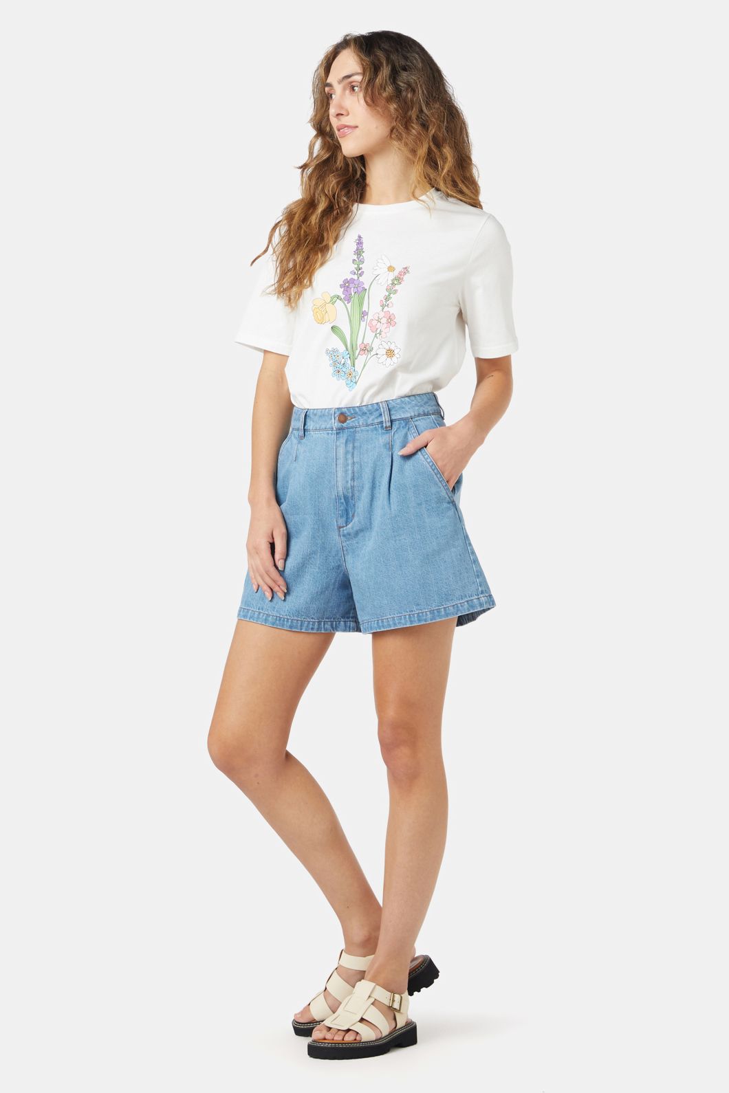 Princess Highway - Valerie Skort - mid-denim
