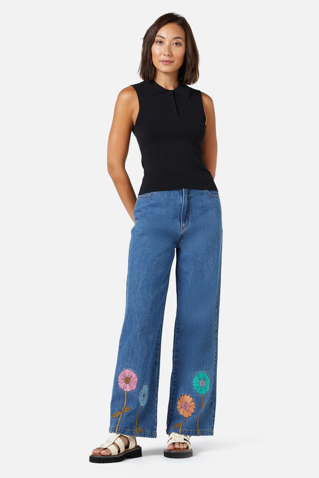 Princess Highway - Jen Polo Knit - black