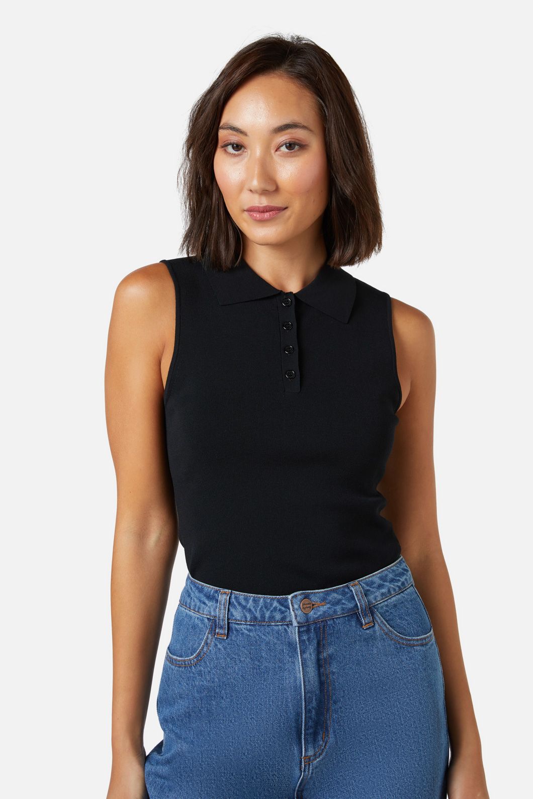 Princess Highway - Jen Polo Knit - black