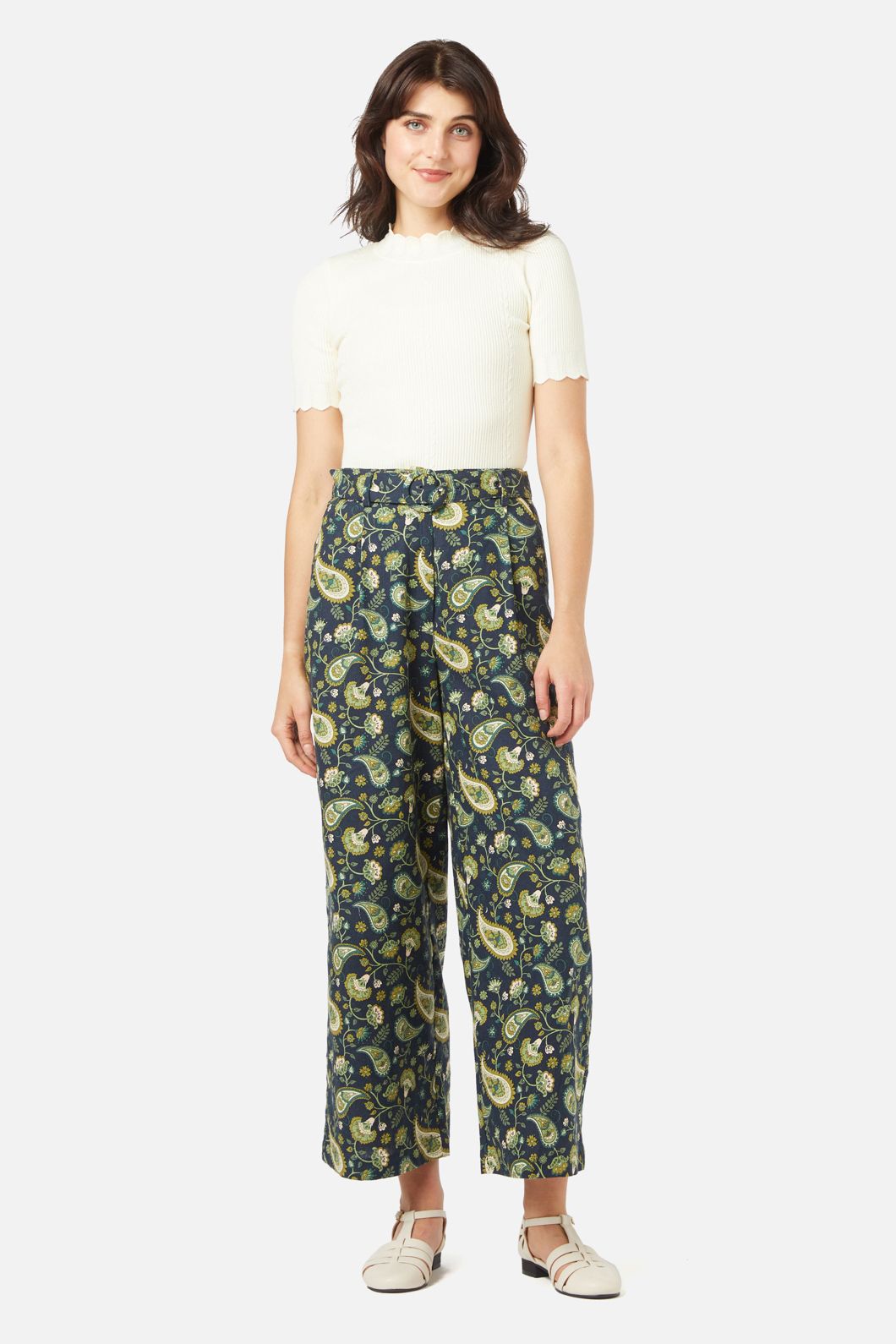 Princess Highway - Boho Paisley Pant - green