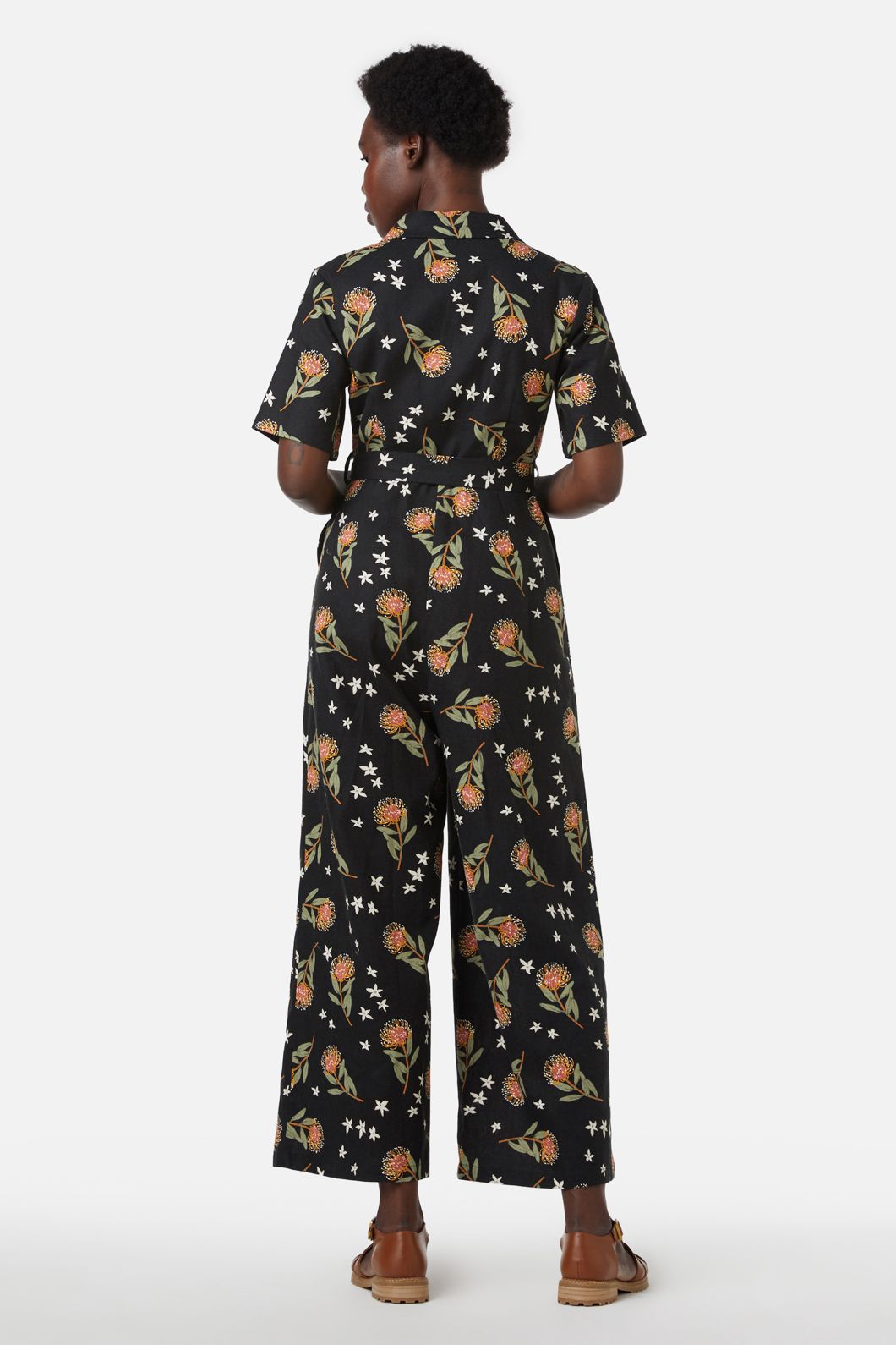 Princess Highway - Protea Jumpsuit - black