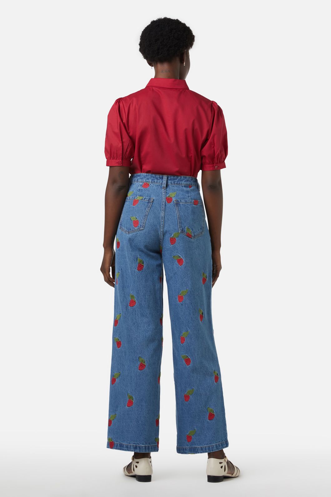 Princess Highway - Martha Pin Tuck Blouse - red