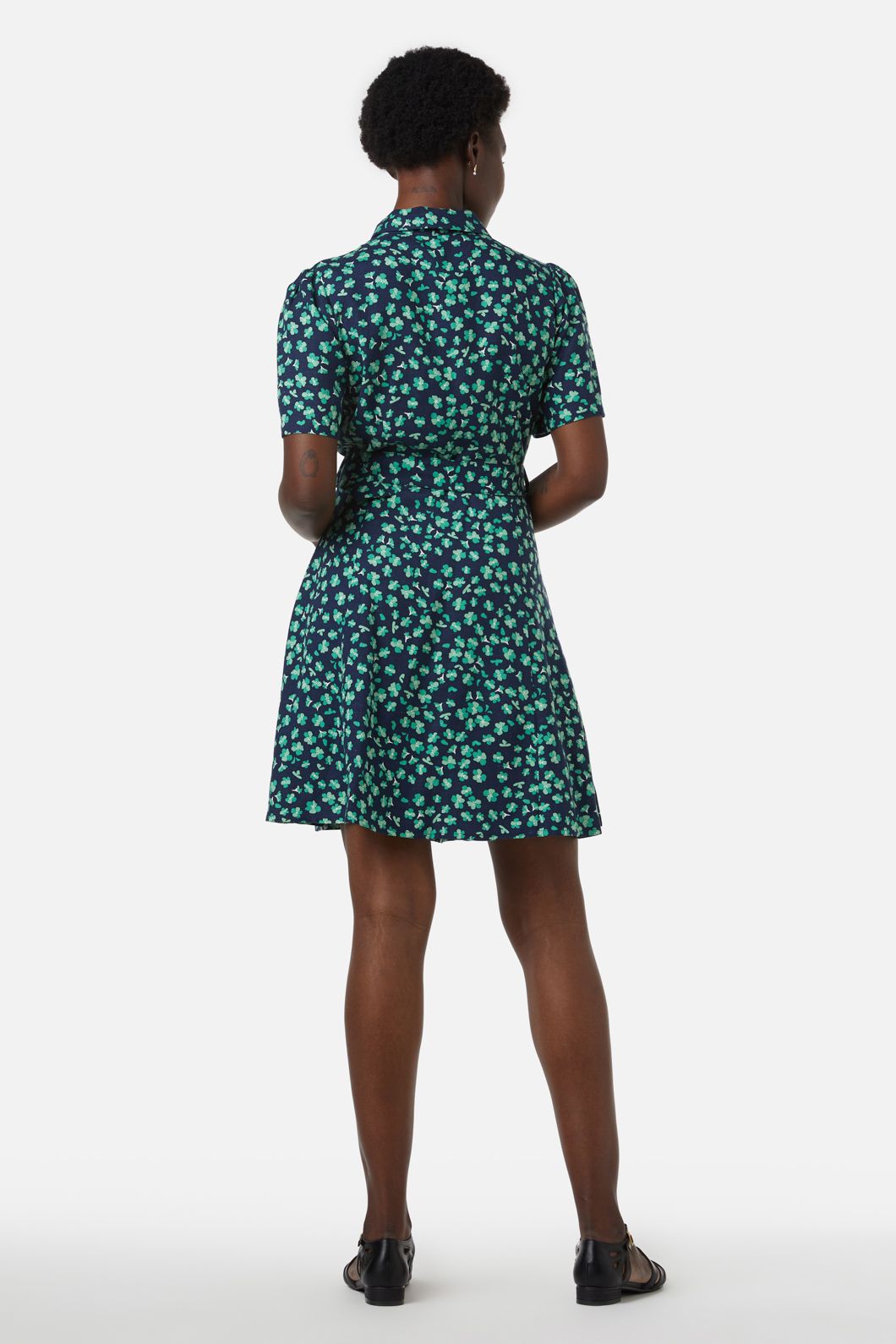 Princess Highway - Mille Fleur Shirt Dress - navy