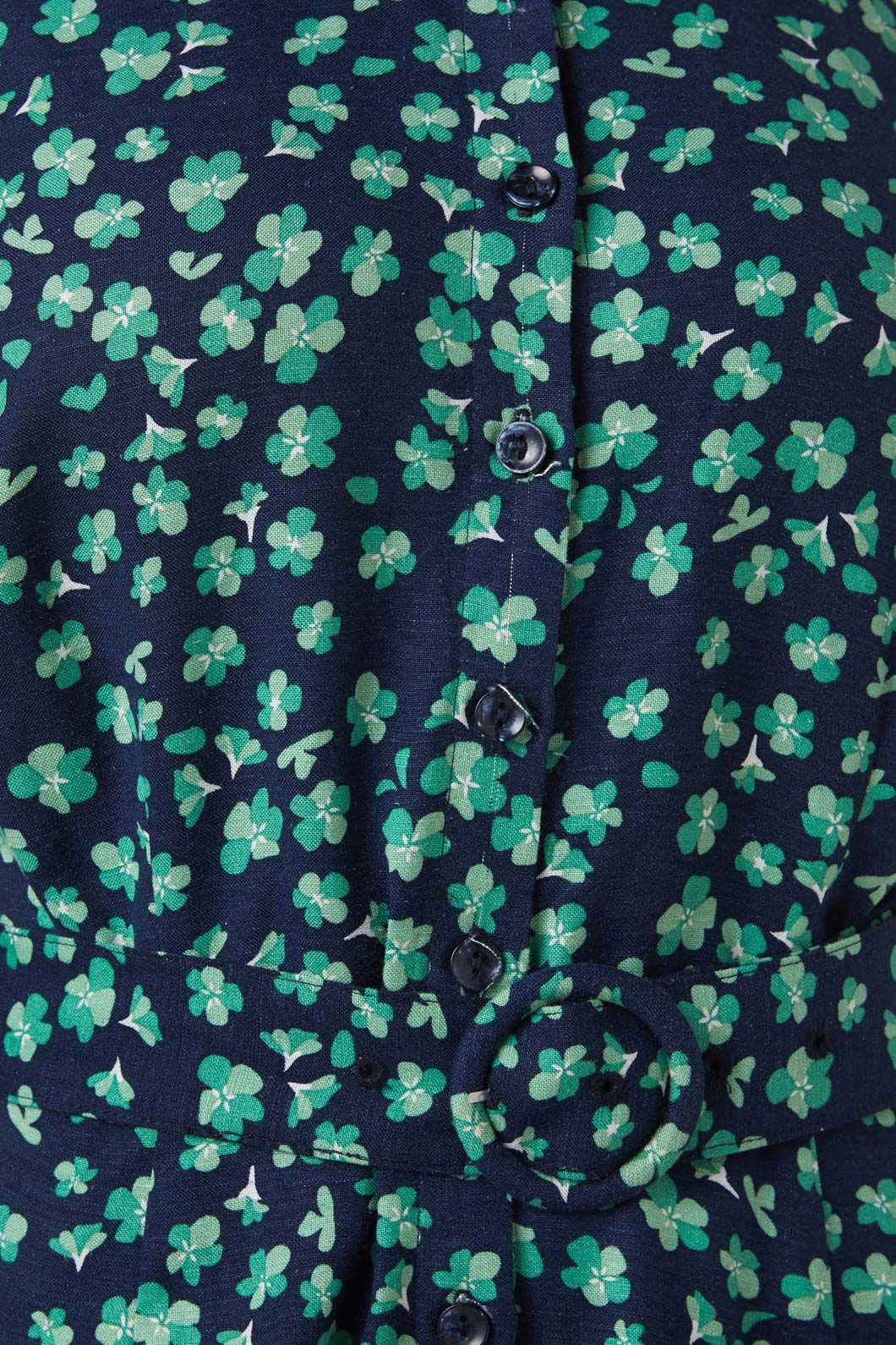 Princess Highway - Mille Fleur Shirt Dress - navy