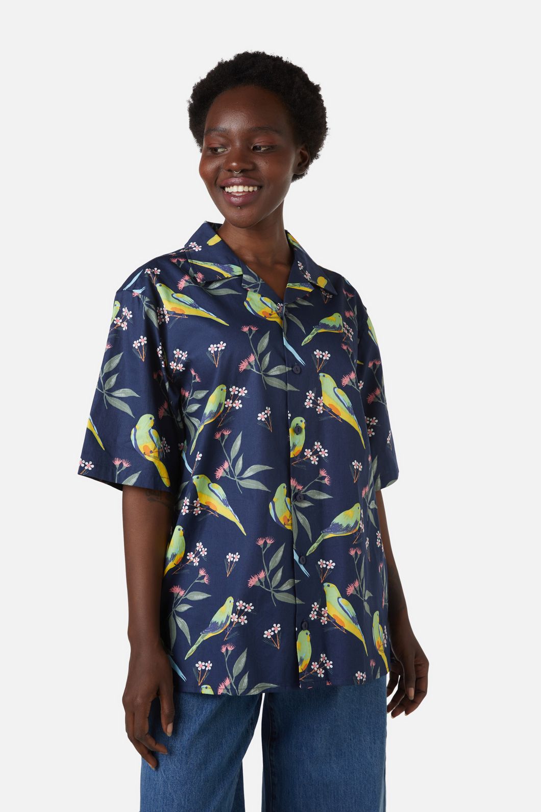 Princess Highway - Parrot Shirt - navy