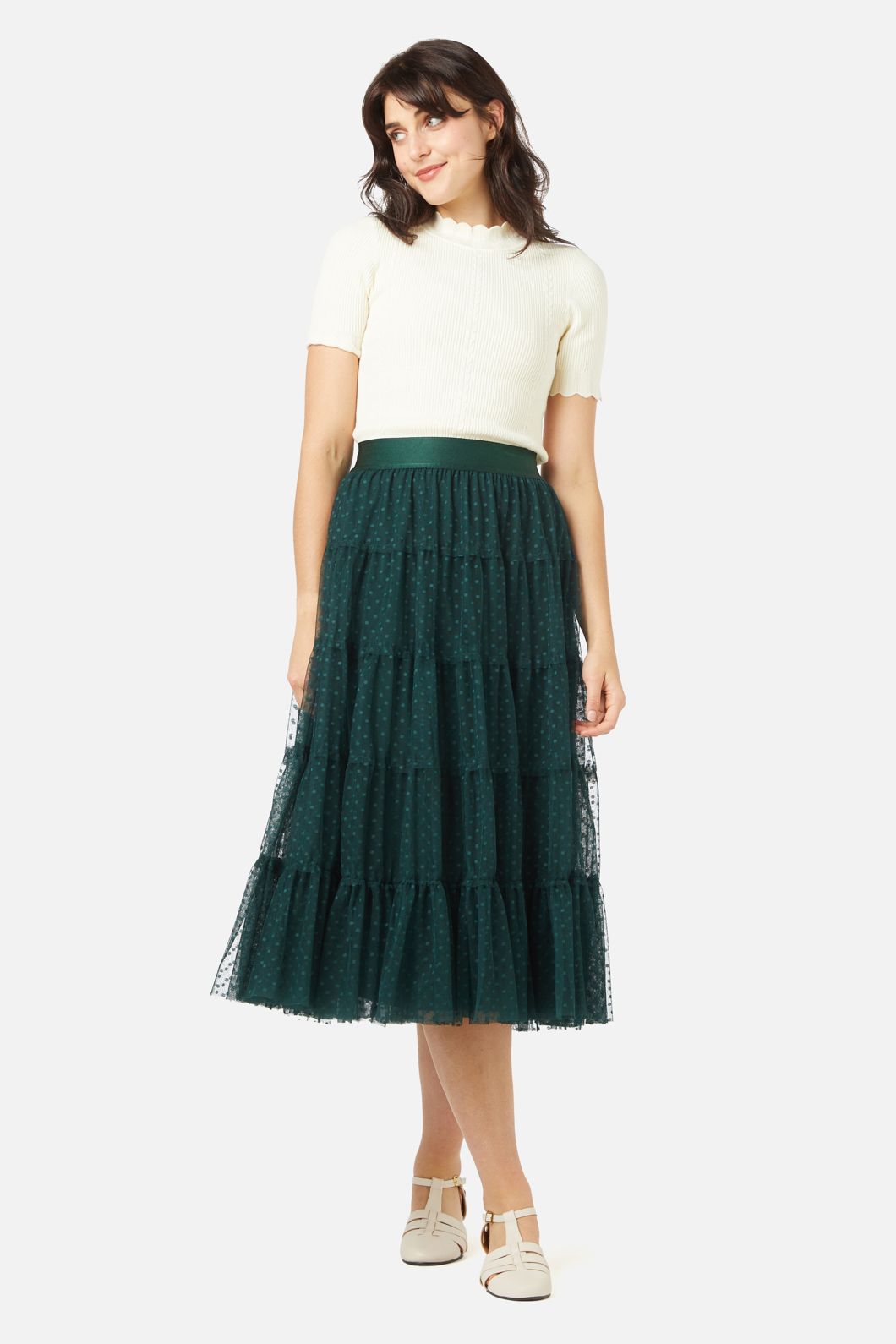 Princess Highway - Avery Tulle Skirt - green