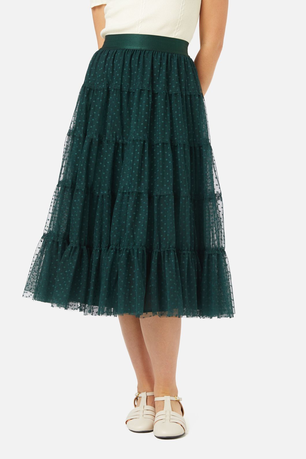 Princess Highway - Avery Tulle Skirt - green