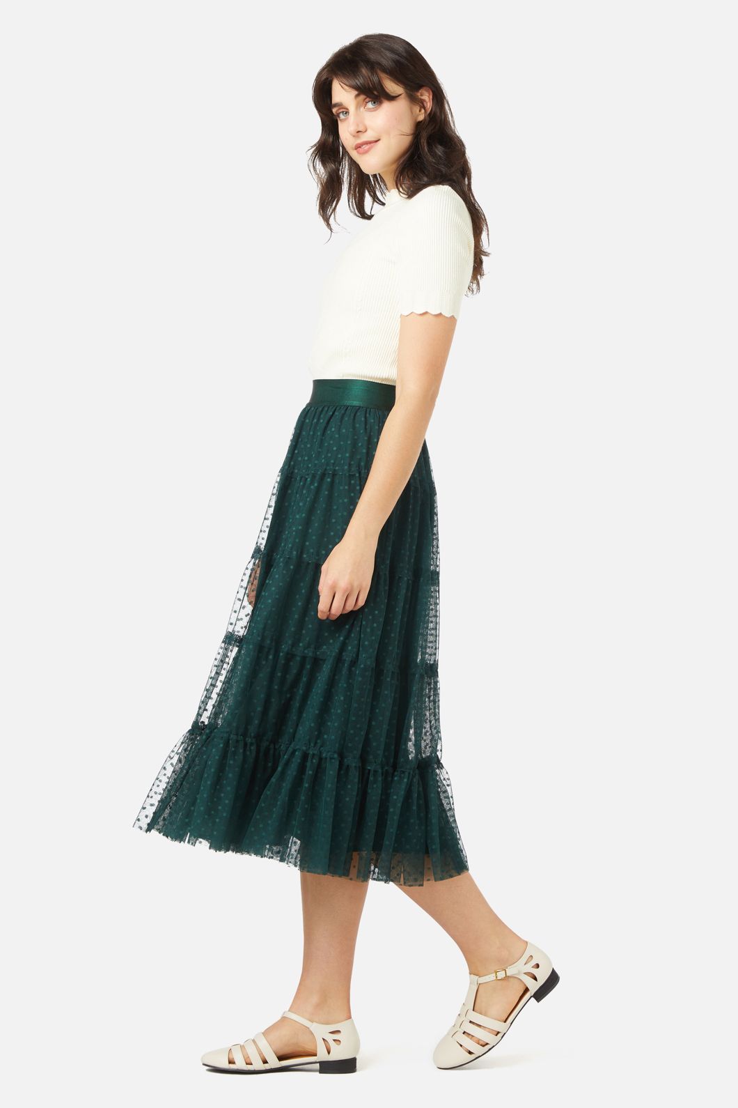Princess Highway - Avery Tulle Skirt - green