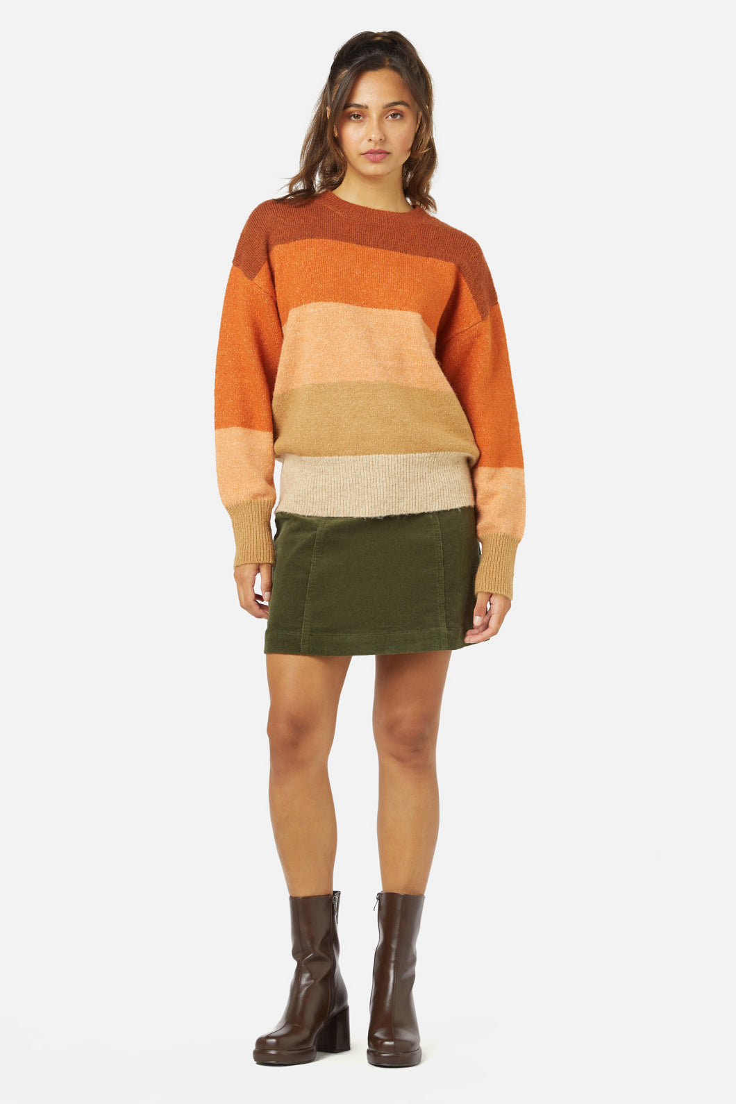 Princess Highway - Iona Stripe Sweater - tan