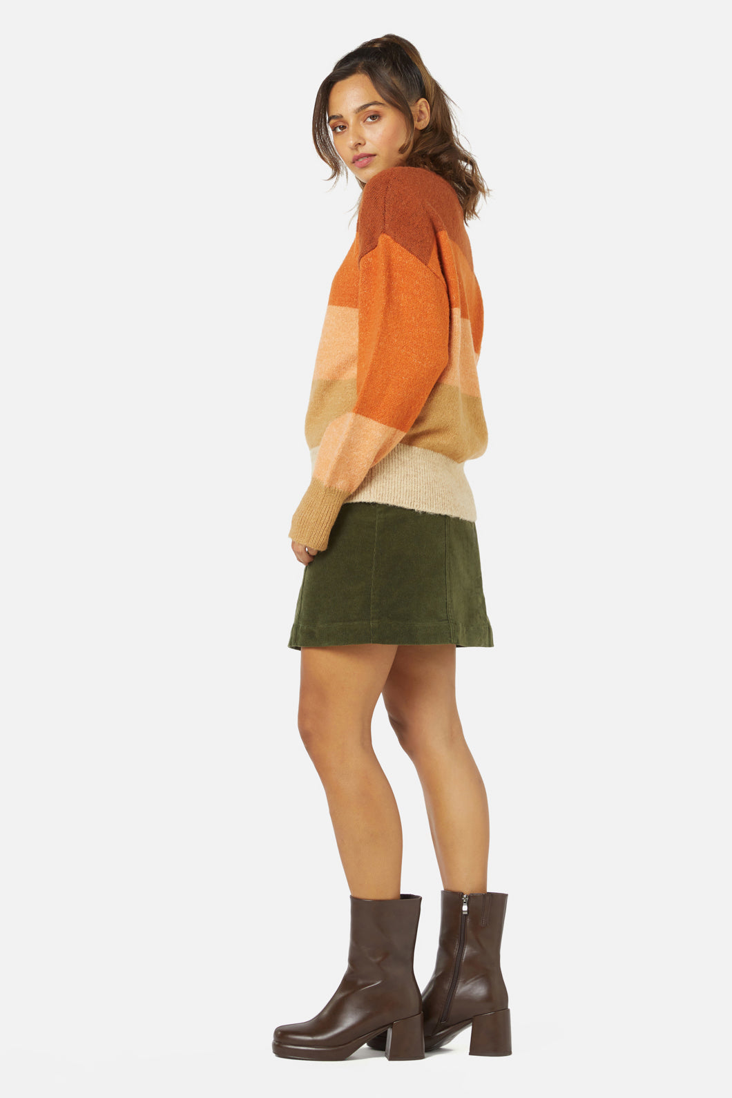 Princess Highway - Iona Stripe Sweater - tan